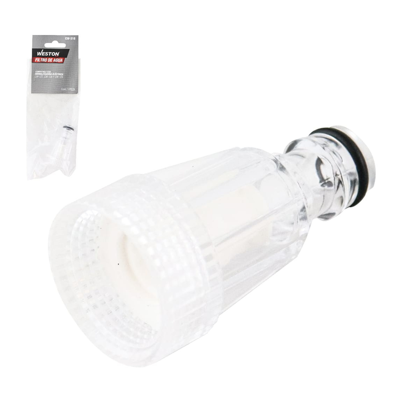Filtro de Agua para Hidrolavadora Weston CW-127, CW-128 y CW-129