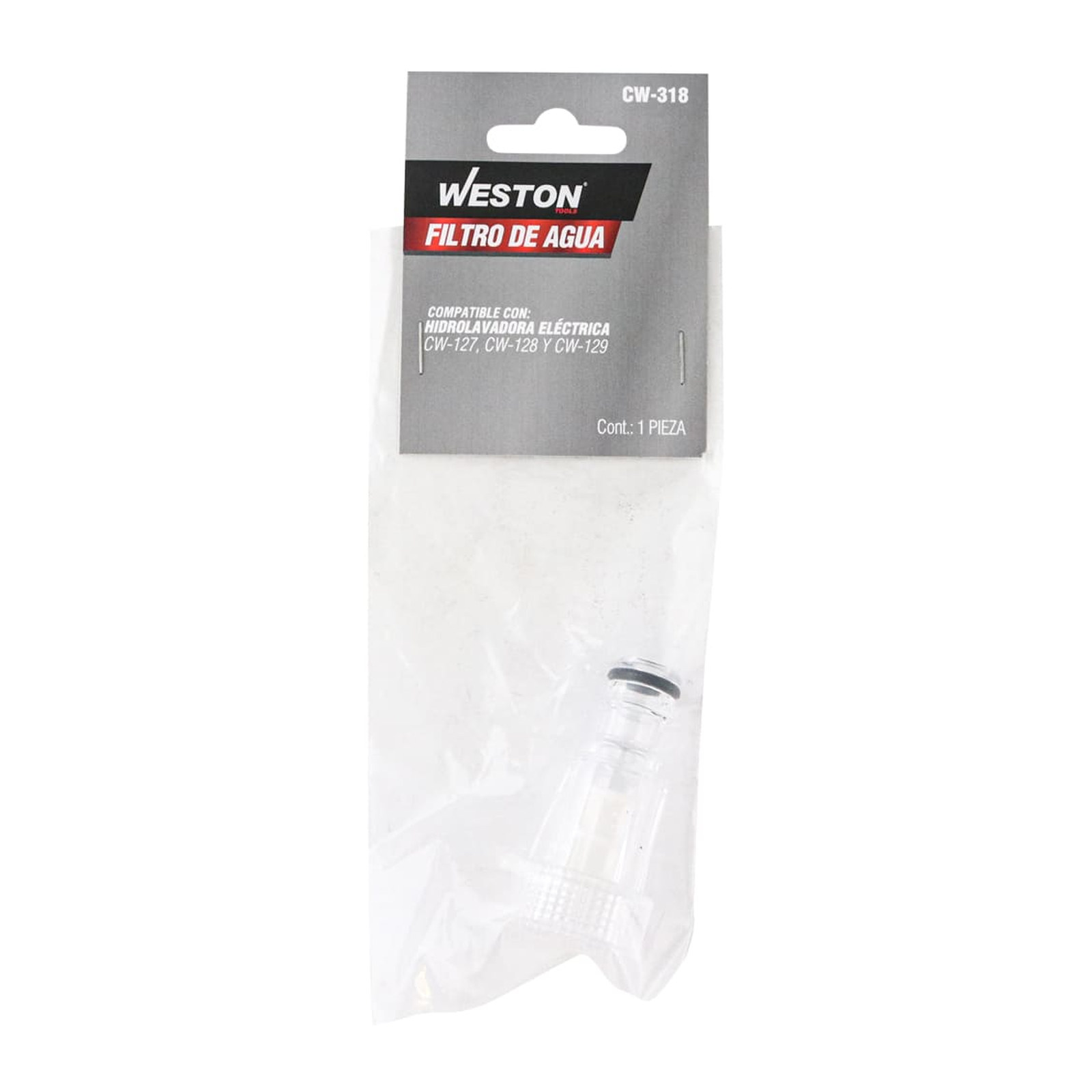 FILTRO DE AGUA P/HIDROLAVADORA WESTON CW-127, CW-128 Y CW-129 - Imagen 3
