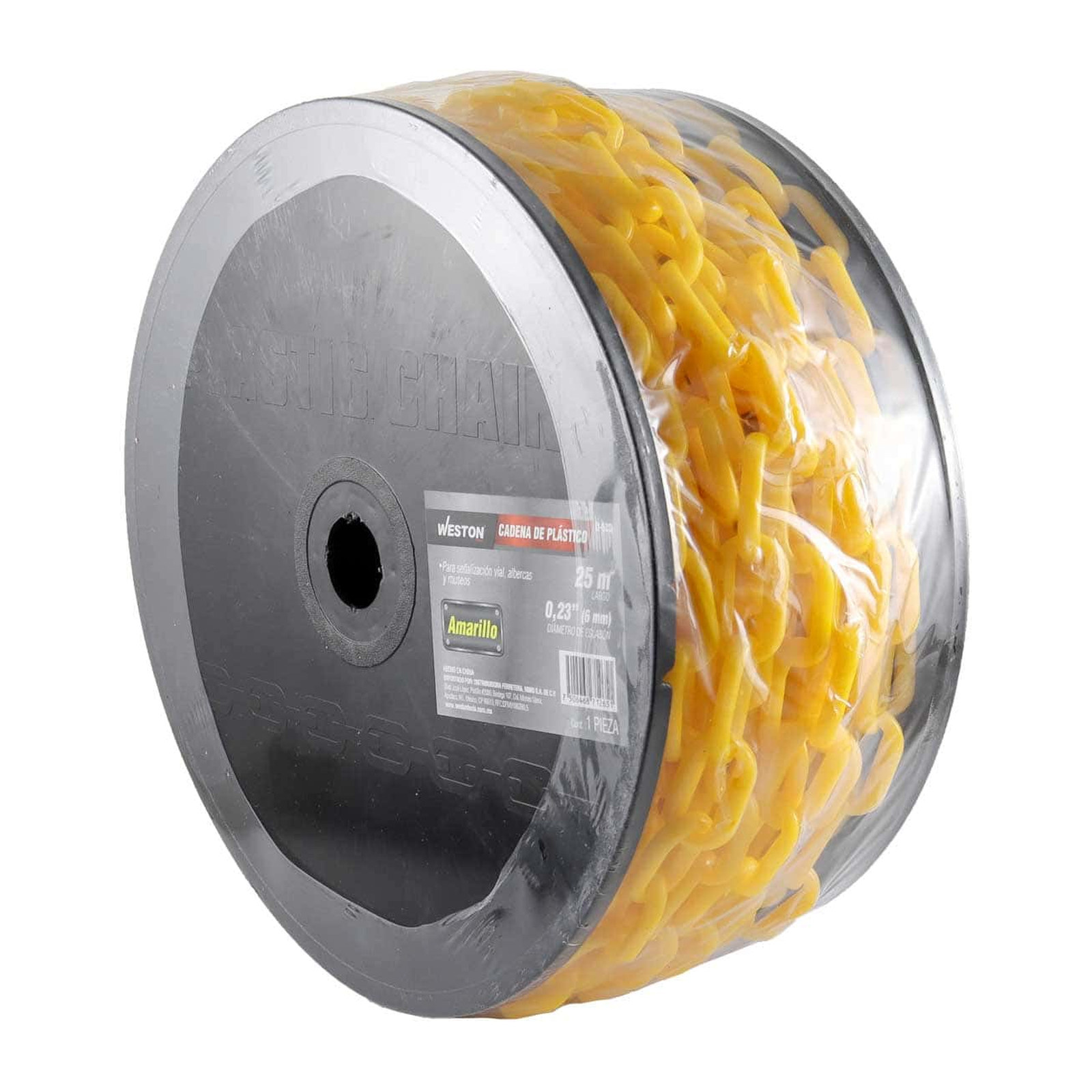 CADENA DE PLÁSTICO Ø6MM*25M AMARILLO - Imagen 3