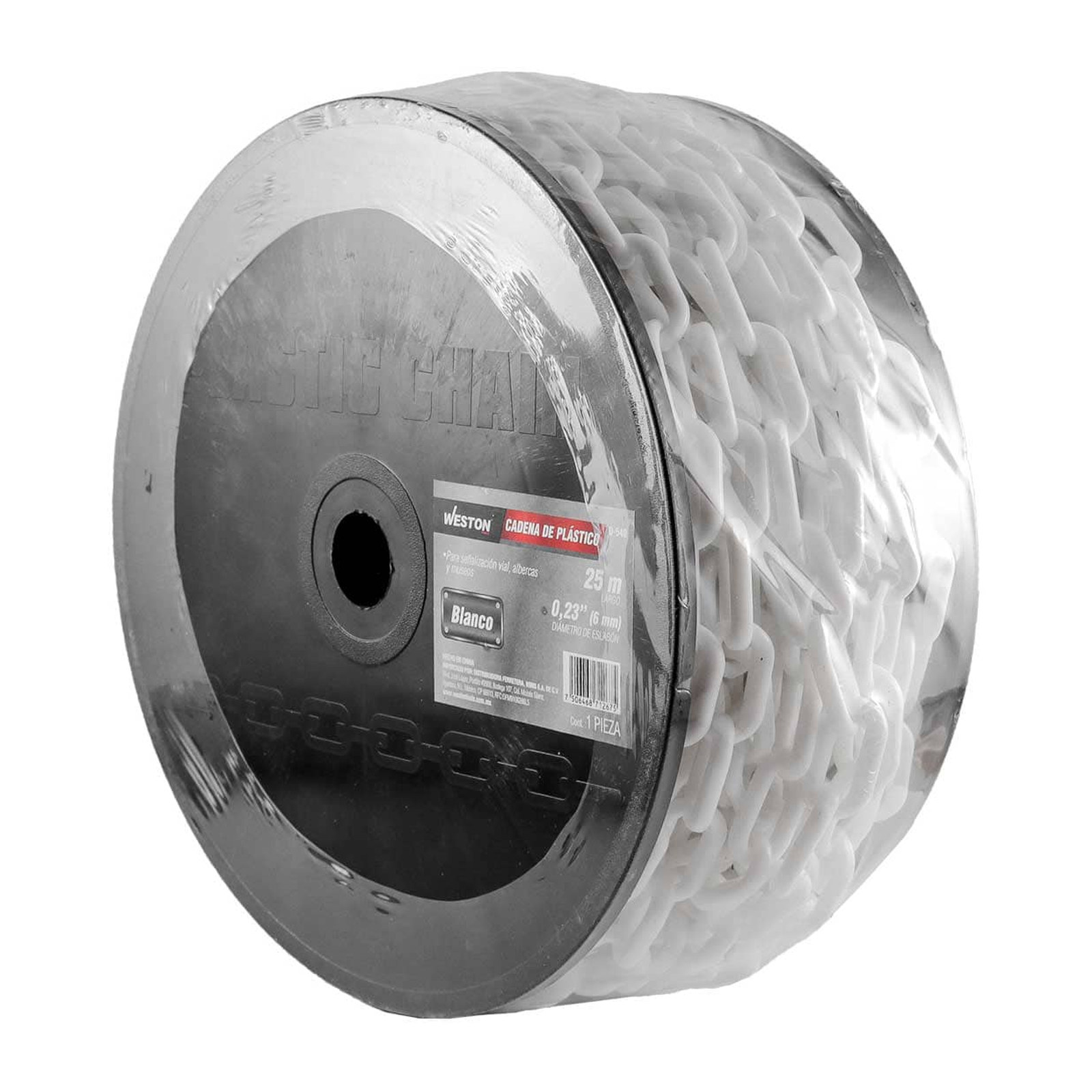 CADENA DE PLÁSTICO Ø6MM*25M BLANCO - Imagen 3