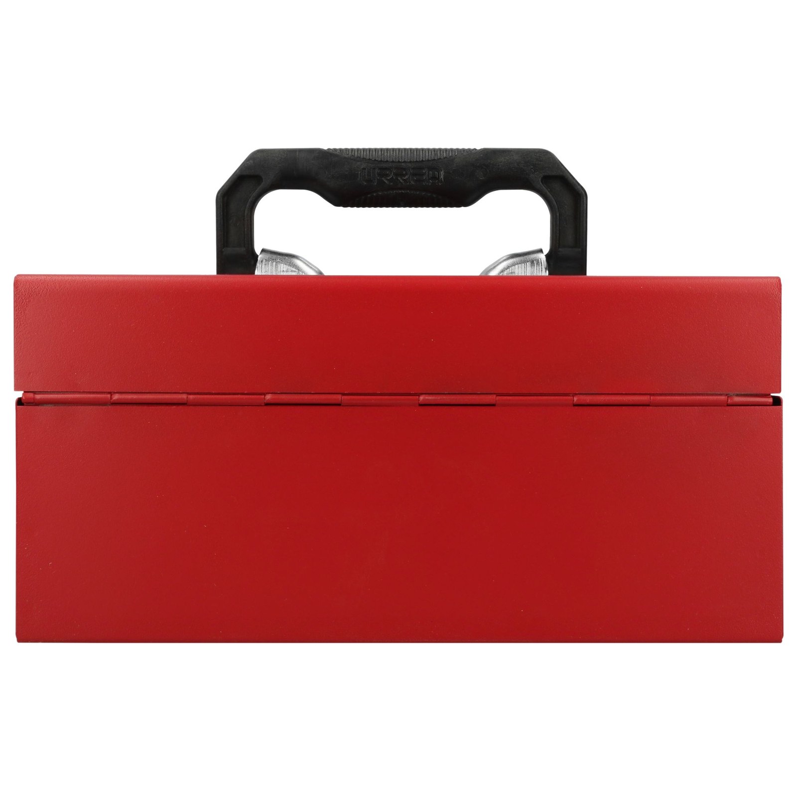 Caja portaherramientas métalica con asa plástica color rojo 11" x 6" x 5" Urrea - Imagen 4