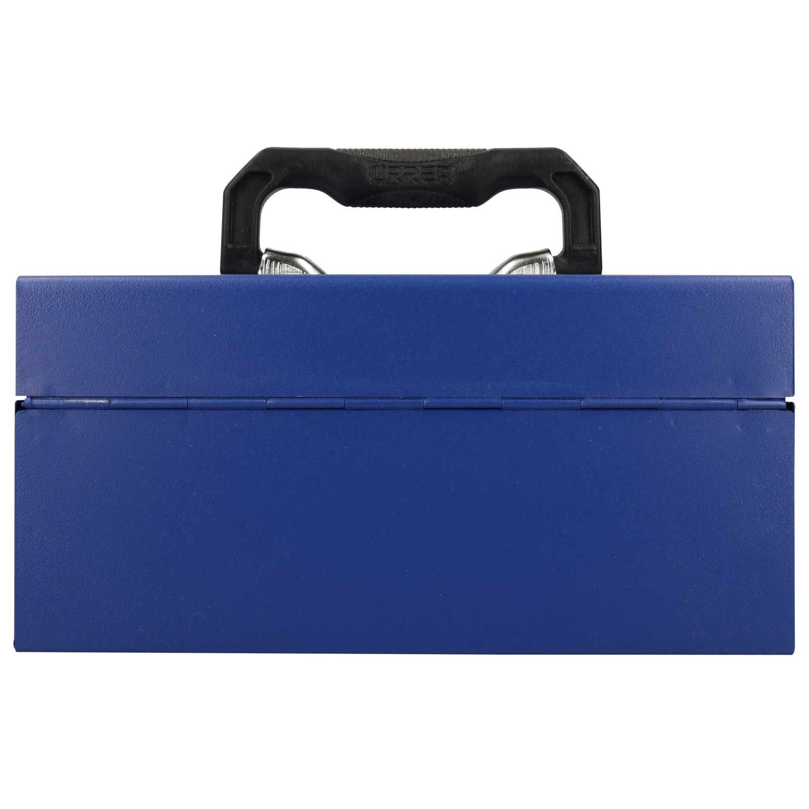 Caja portaherramientas métalica con asa plástica color azul 11" x 6" x 5" Urrea - Imagen 4