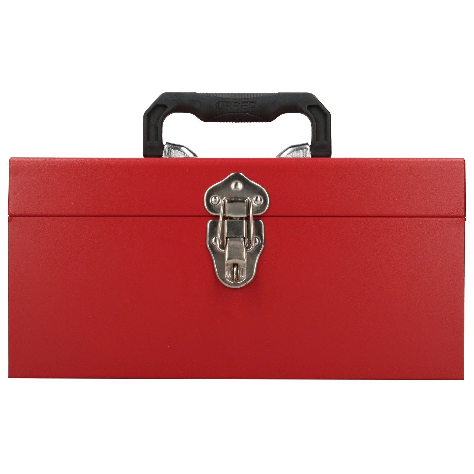 Caja portaherramientas métalica con asa plástica color rojo 14" x 6" x 6" Urrea - Imagen 3
