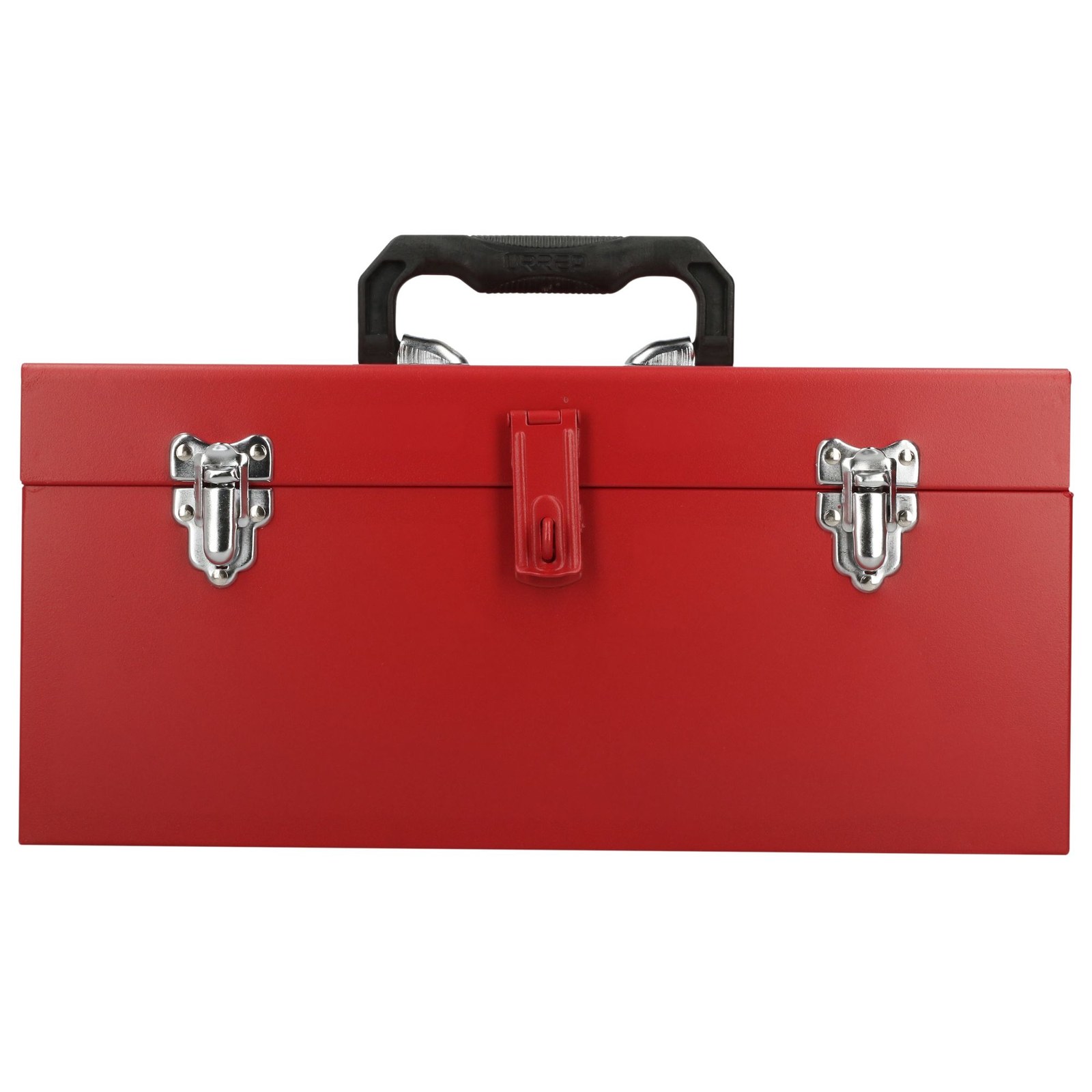 Caja portaherramientas métalica con asa plástica color rojo 16" x 7" x 7" Urrea - Imagen 3