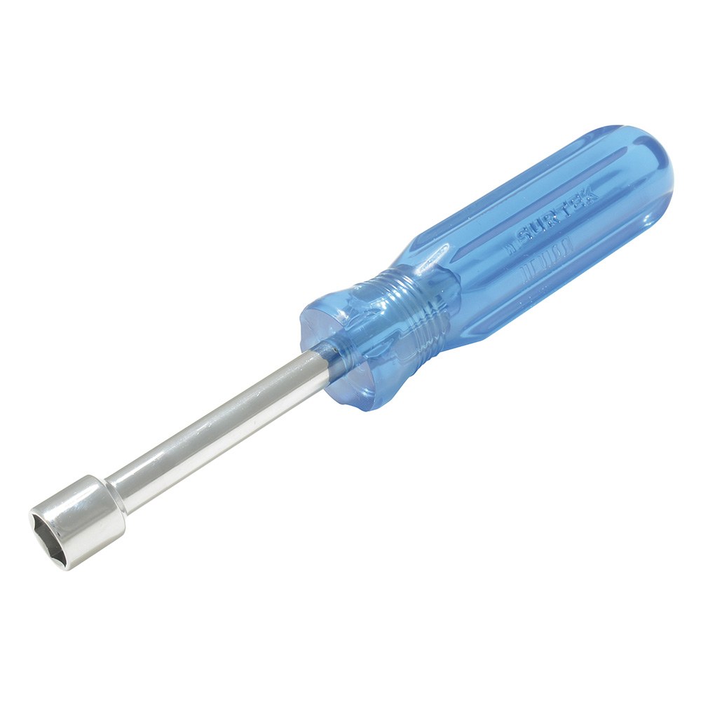 Destornillador con mango azul, de caja en pulgadas 1/2" x 3" Surtek