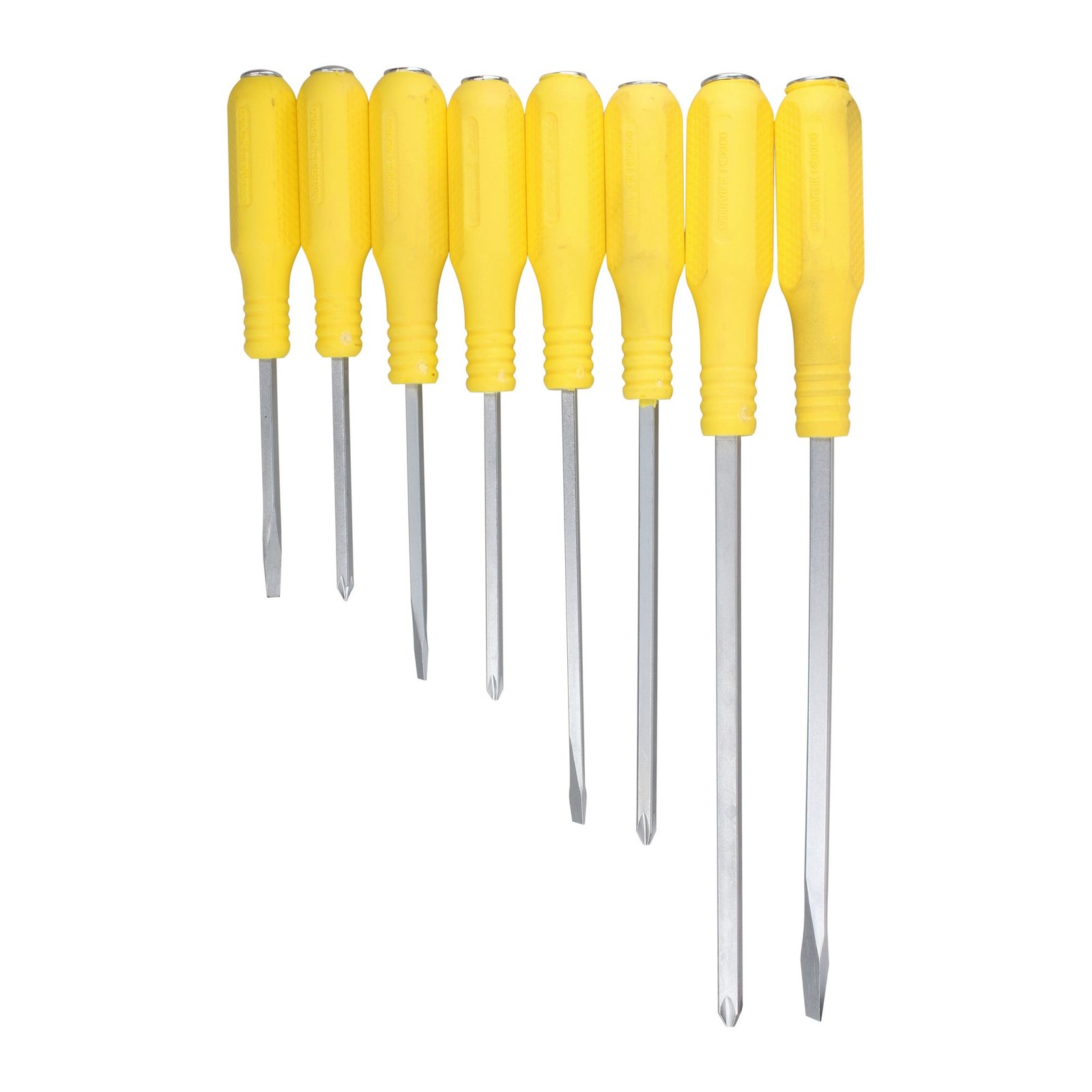 Juego de destornilladores con mango amarillo de golpe combinados, 8 piezas en estuche Surtek - Imagen 4