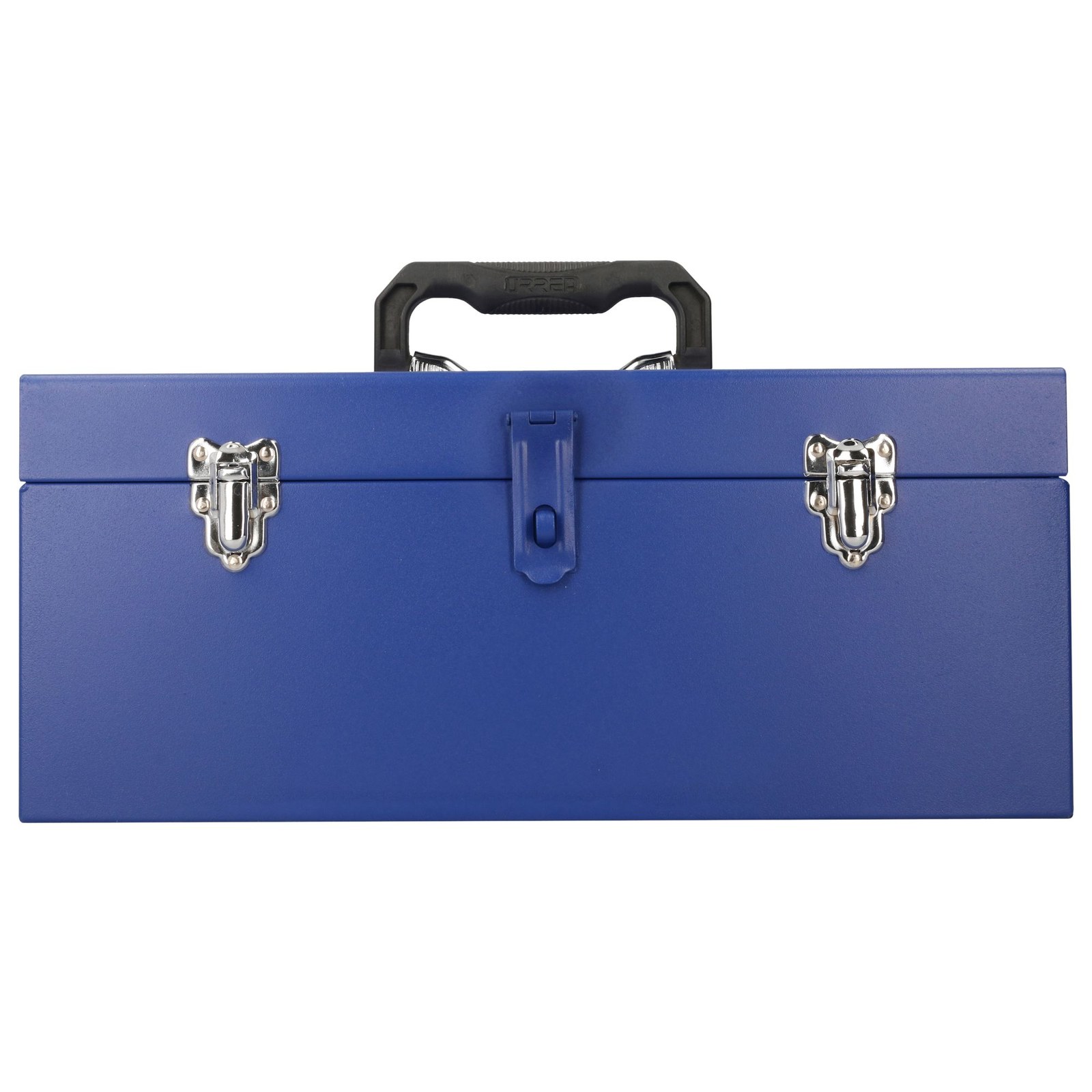 Caja portaherramientas métalica con asa plástica color azul 17" x 7" x 7" Urrea - Imagen 3