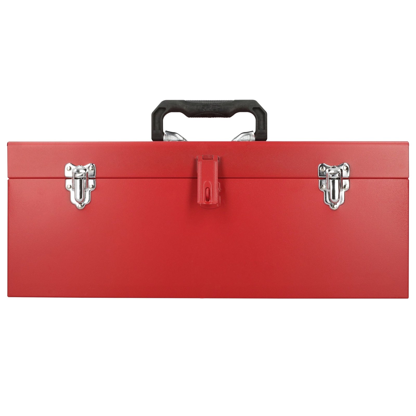 Caja portaherramientas métalica con asa plástica color rojo 20" x 7" x 7" Urrea - Imagen 3