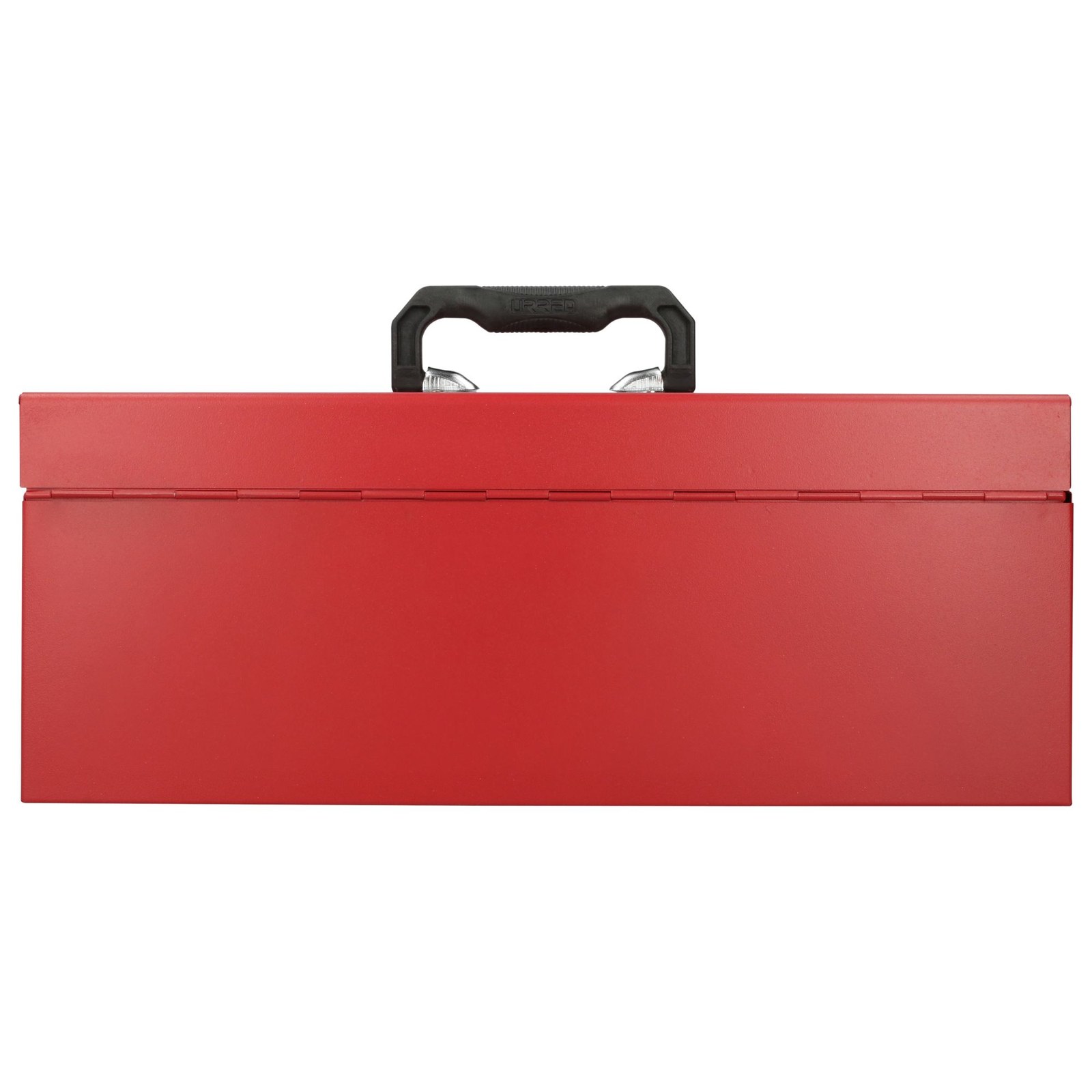 Caja portaherramientas métalica con asa plástica color rojo 20" x 7" x 7" Urrea - Imagen 4