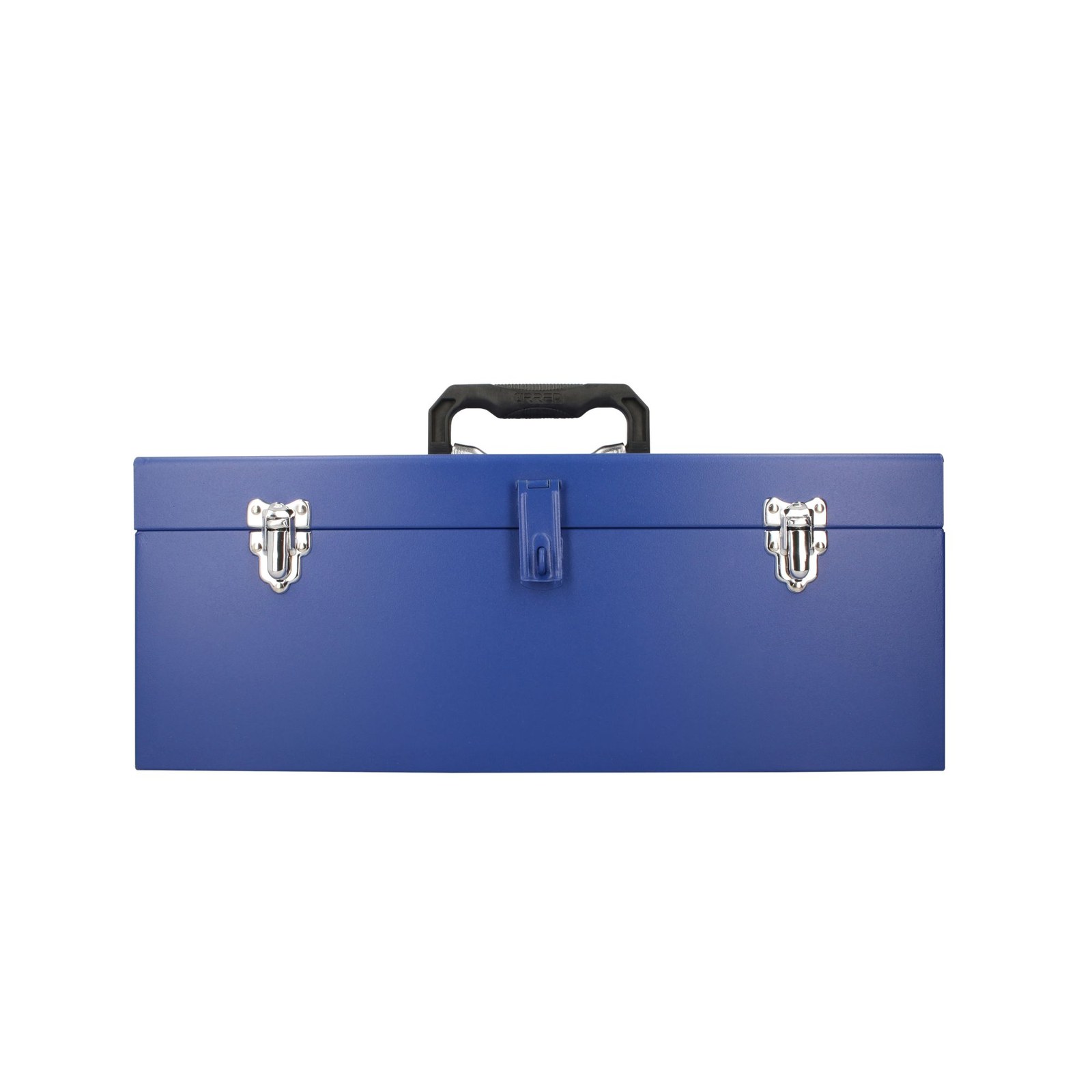 Caja portaherramientas métalica con asa plástica color azul 20" x 7" x 7" Urrea - Imagen 3