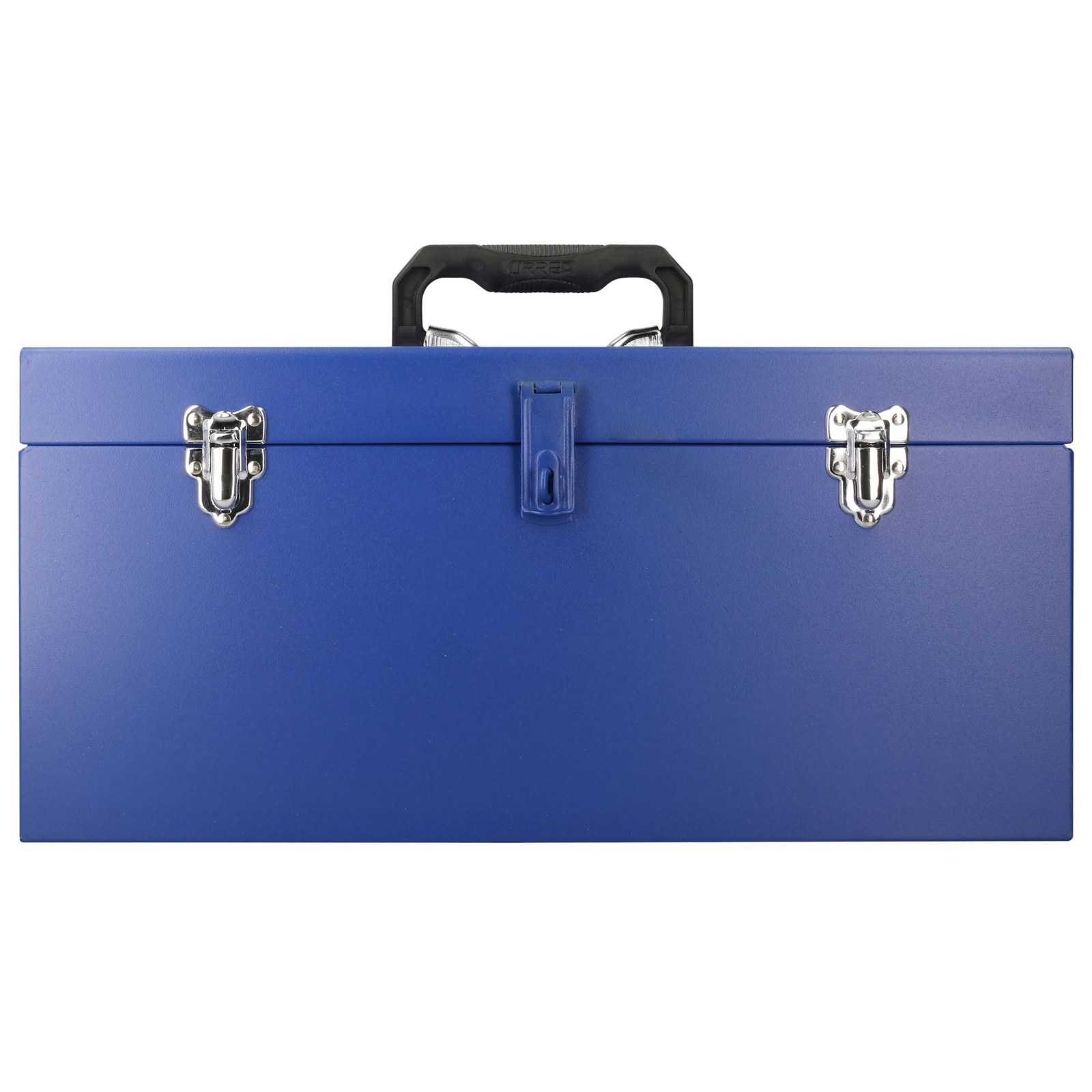 Caja portaherramientas métalica con asa plástica color azul 20" x 8" x 9" Urrea - Imagen 3