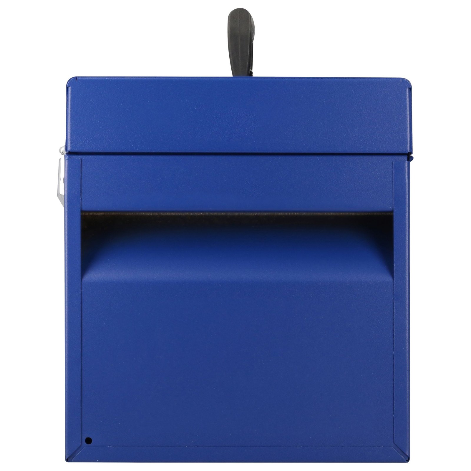 Caja portaherramientas métalica con asa plástica color azul 20" x 8" x 9" Urrea - Imagen 4
