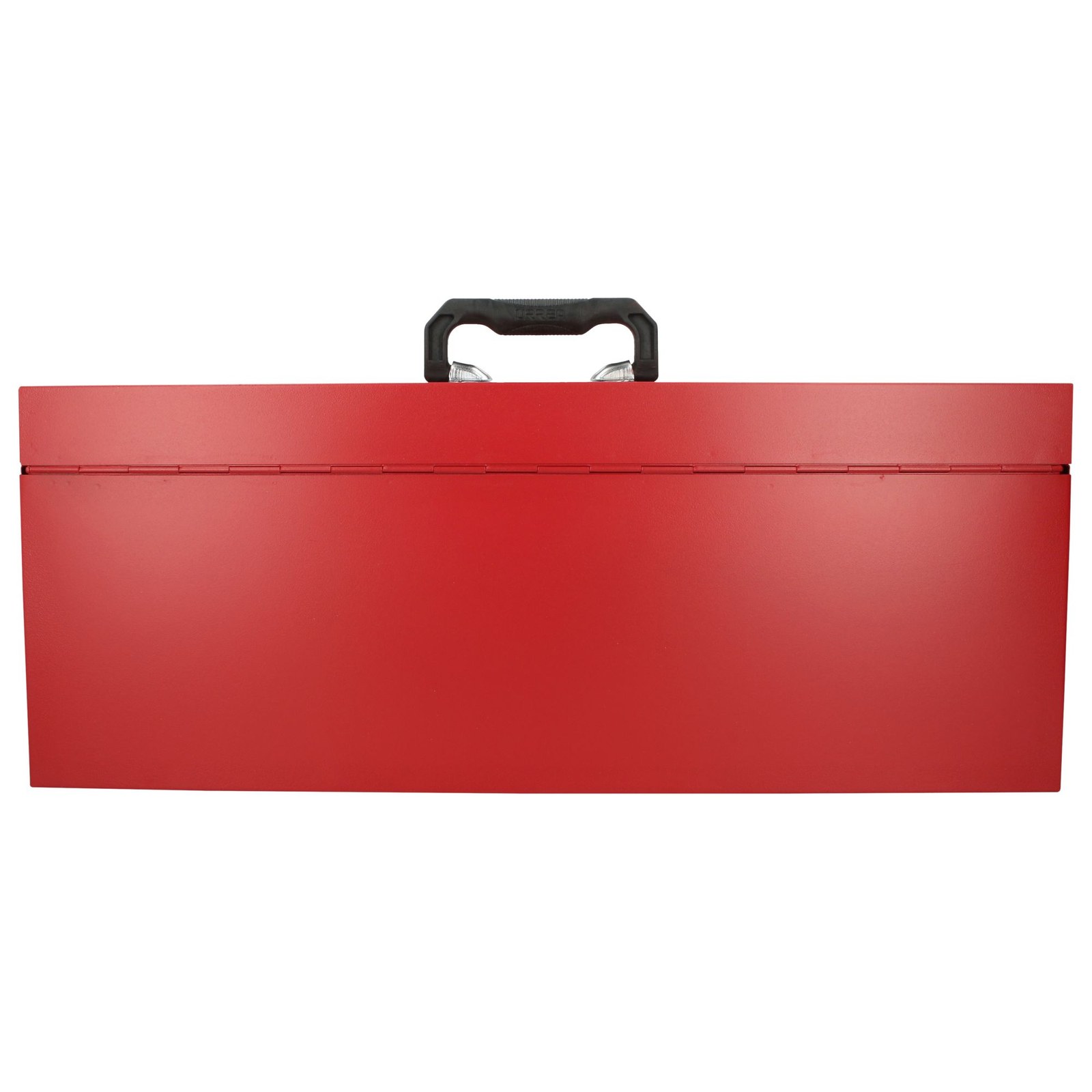 Caja portaherramientas métalica con asa plástica color rojo 24" x 9" x 9" Urrea - Imagen 4