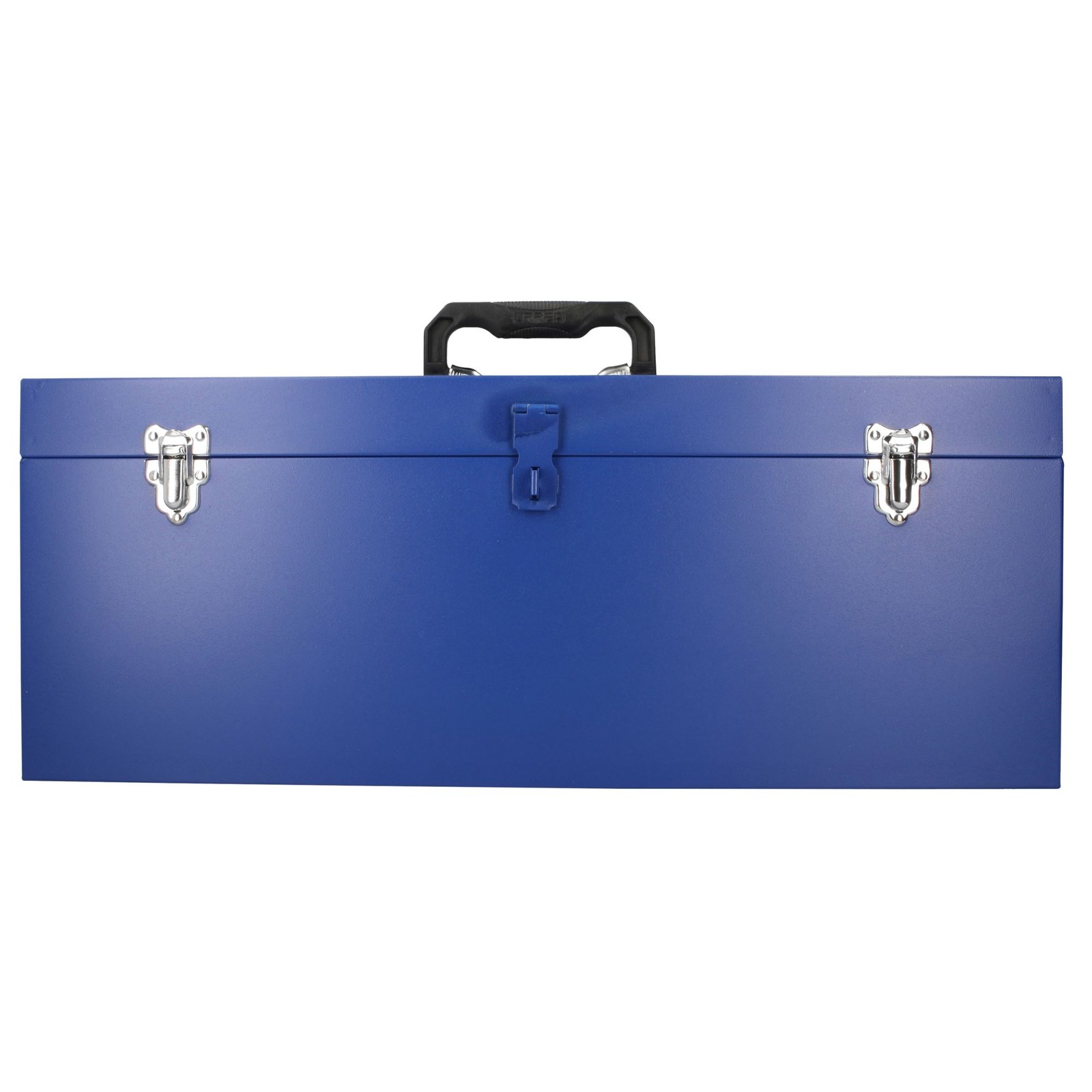 Caja portaherramientas métalica con asa plástica color azul 24" x 9" x 9" Urrea - Imagen 3