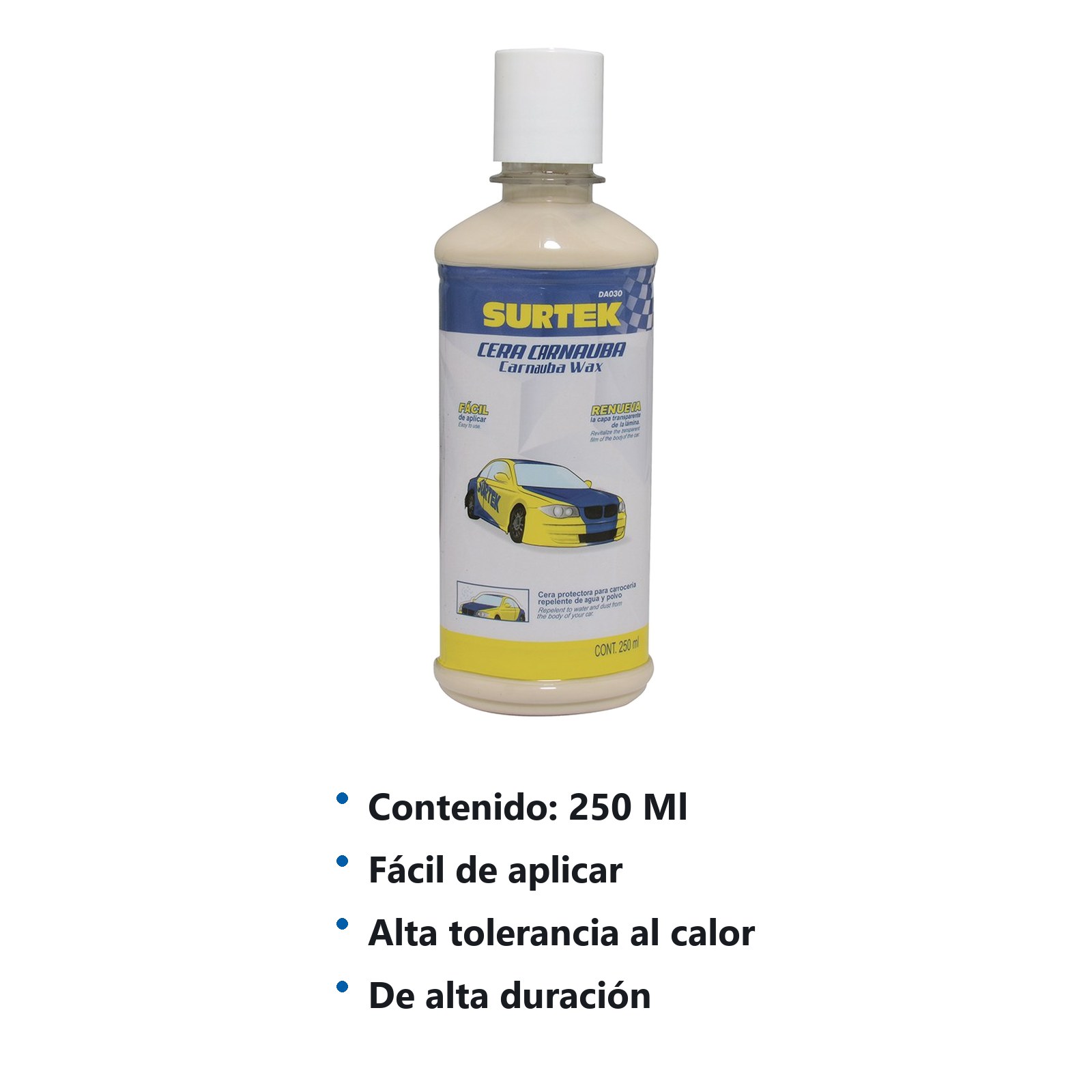 Cera carnaúba 250 ml Surtek - Imagen 2