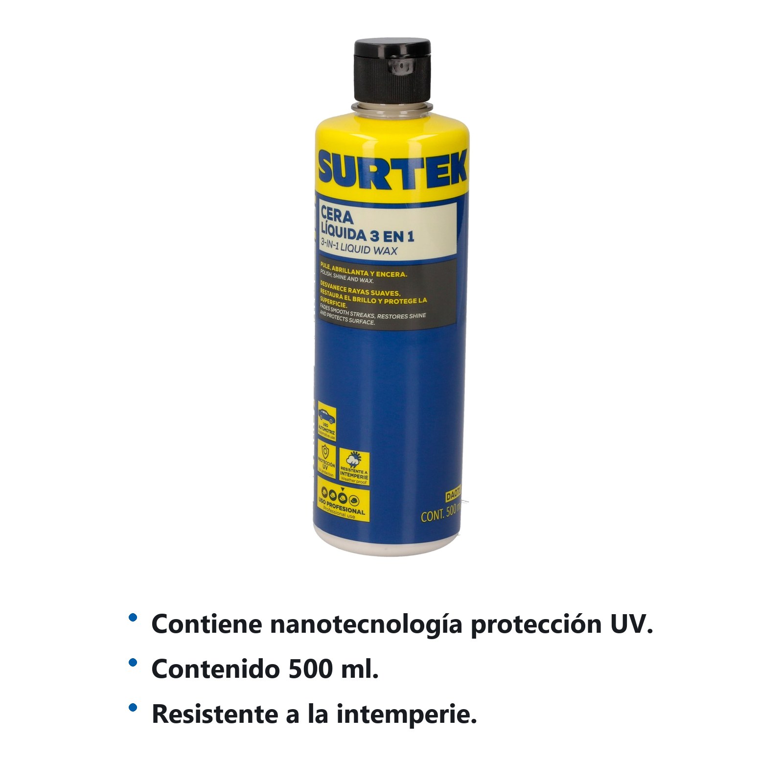 Cera líquida 3 en 1500 ml Surtek - Imagen 2