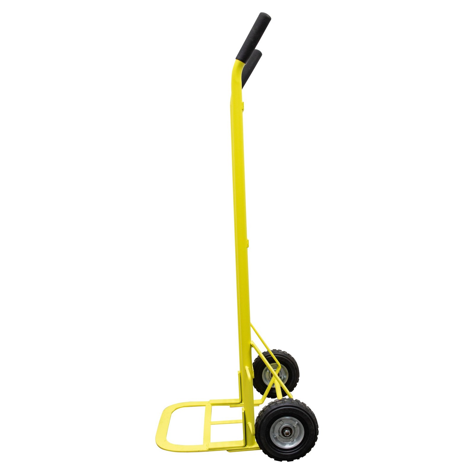 Diablo bodeguero capacidad 400 kg amarillo con llanta sólida Surtek - Imagen 3