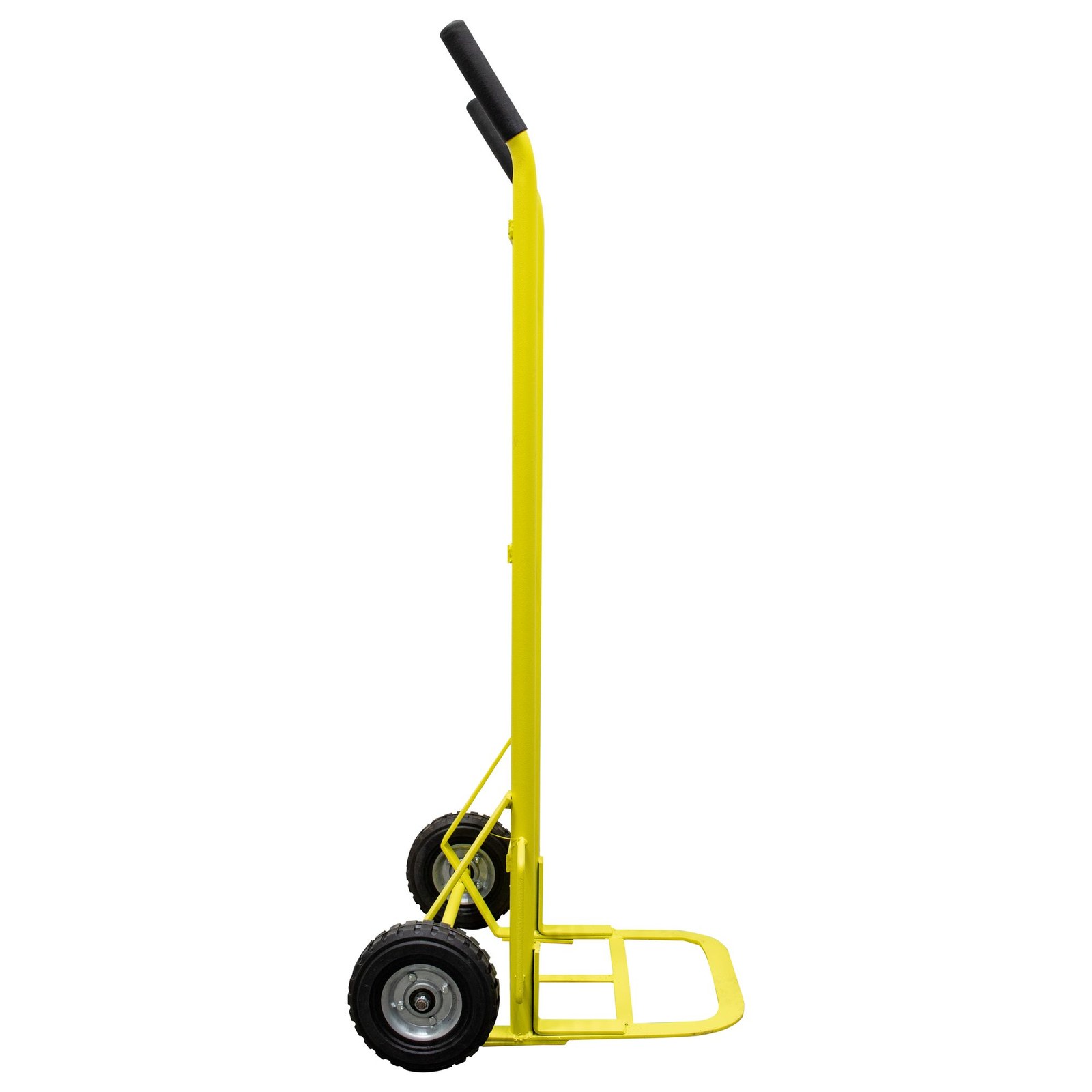 Diablo bodeguero capacidad 400 kg amarillo con llanta sólida Surtek - Imagen 4