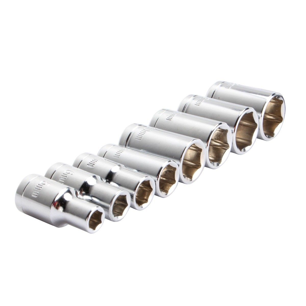 MIKELS DC-0825 Dado corto 1/4” Milimétrico 8 mm 6 puntas - Imagen 2