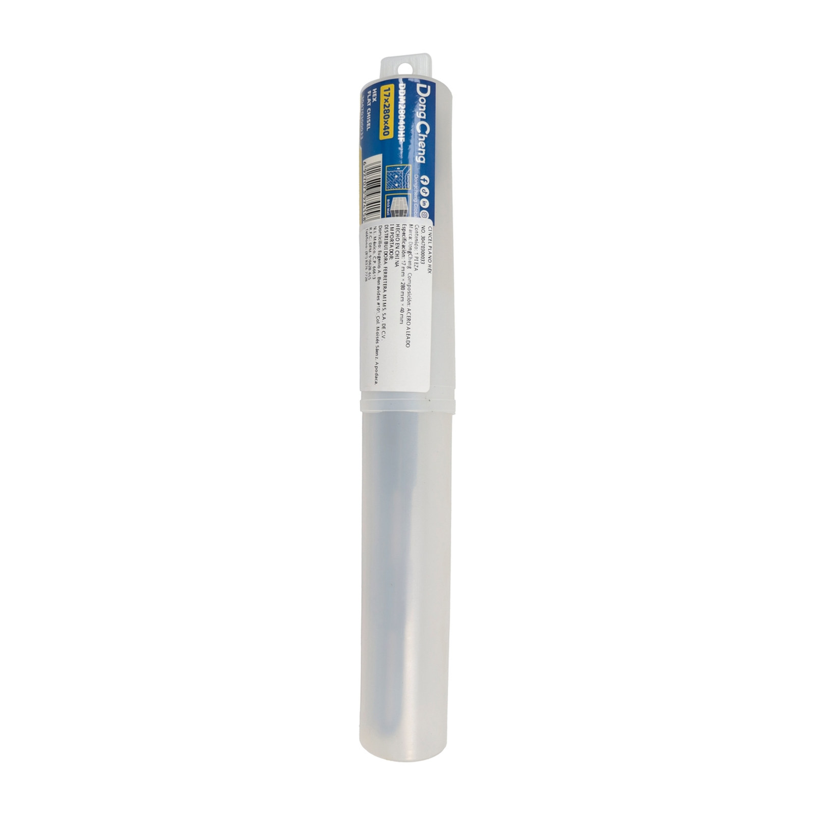CINCEL PLANO HEXAGONAL 17×280×40 MM PARA ROTOMARTILLO - Imagen 4