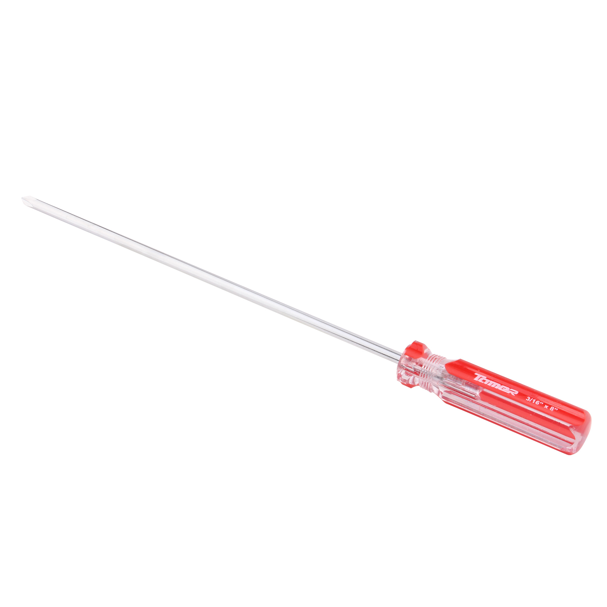 TAMER DC-3168 Desarmador cruz 3/16"x 8", barra acero cromado, mango PVC - Imagen 3
