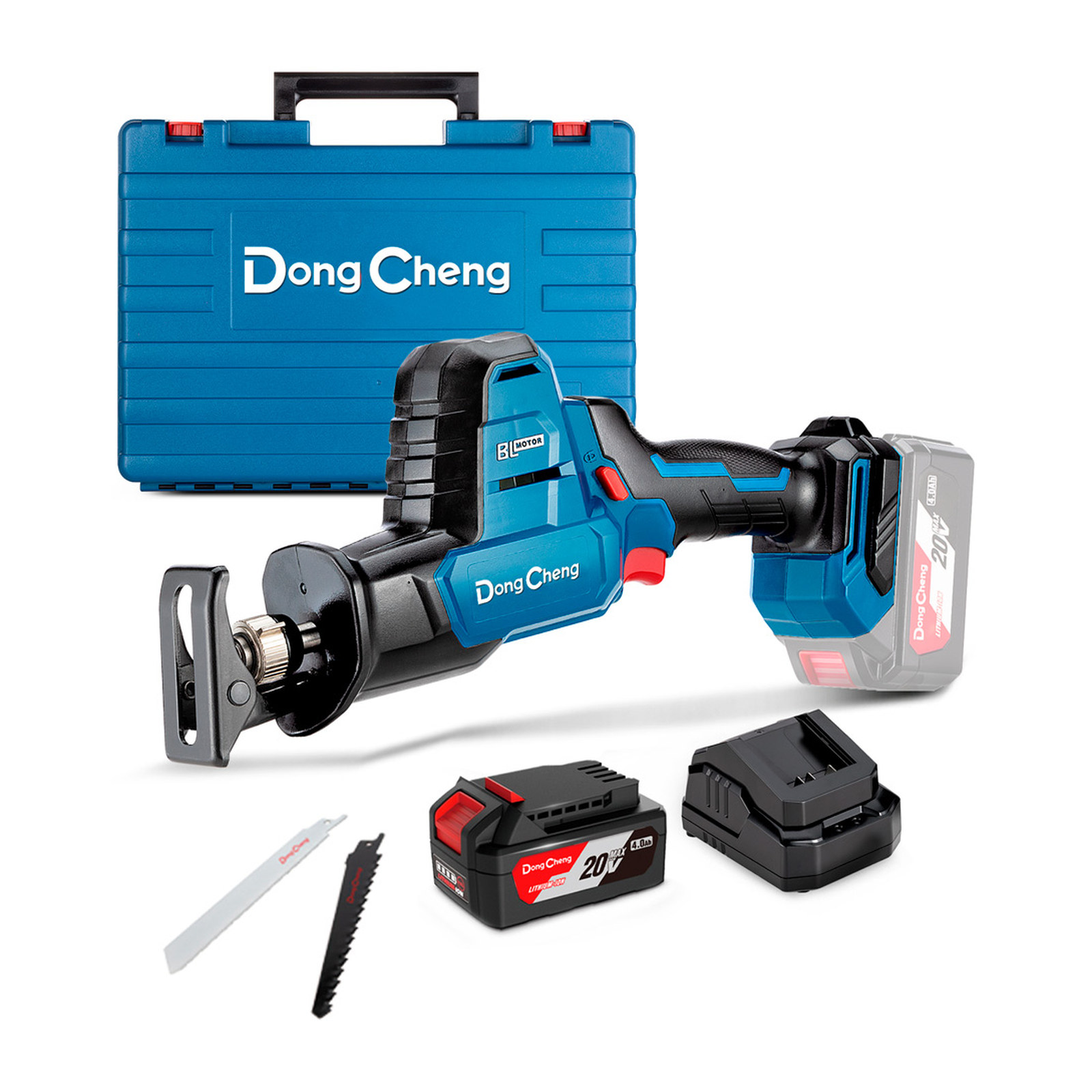 Sierra Sable Inalámbrica Sin Carbones 20V Máx 4.0Ah 3000 SPM DONGCHENG