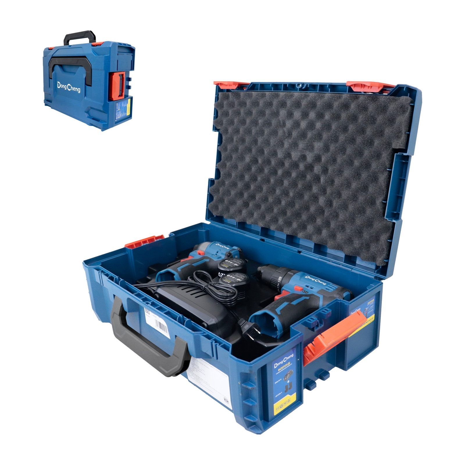 KIT TALADRO + ATORNILLADOR INALAMBRICO SIN CARBONES 12V MAX/2.0Ahx2 (DCPL04-8 + DCJZ23-10i)