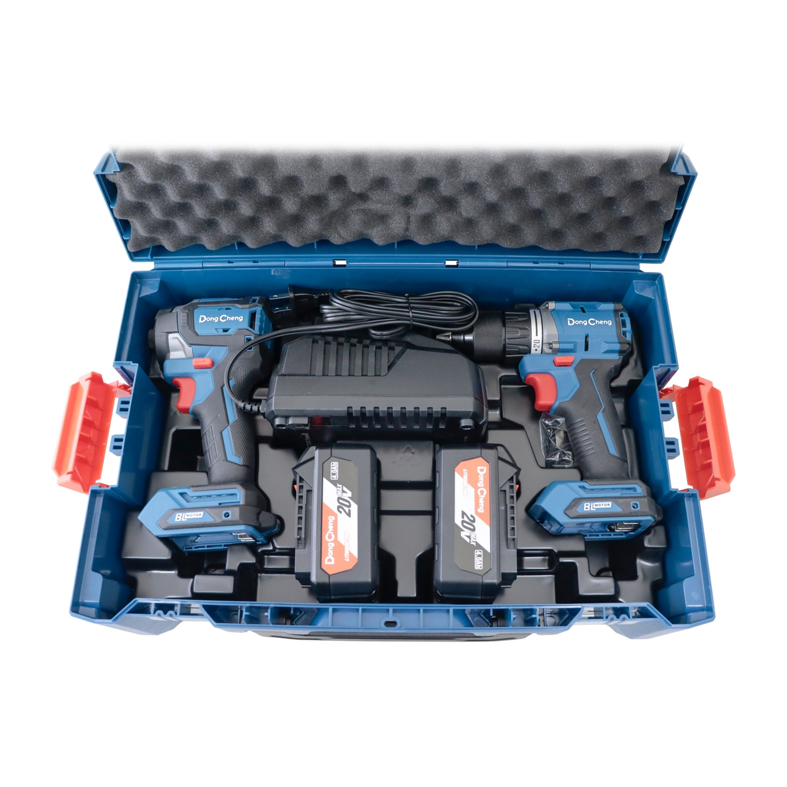 KIT TALADRO + ATORNILLADOR INALAMBRICO SIN CARBONES 20V MAX/4.0Ahx2 (DCPL208 + DCJZ2060i) - Imagen 3