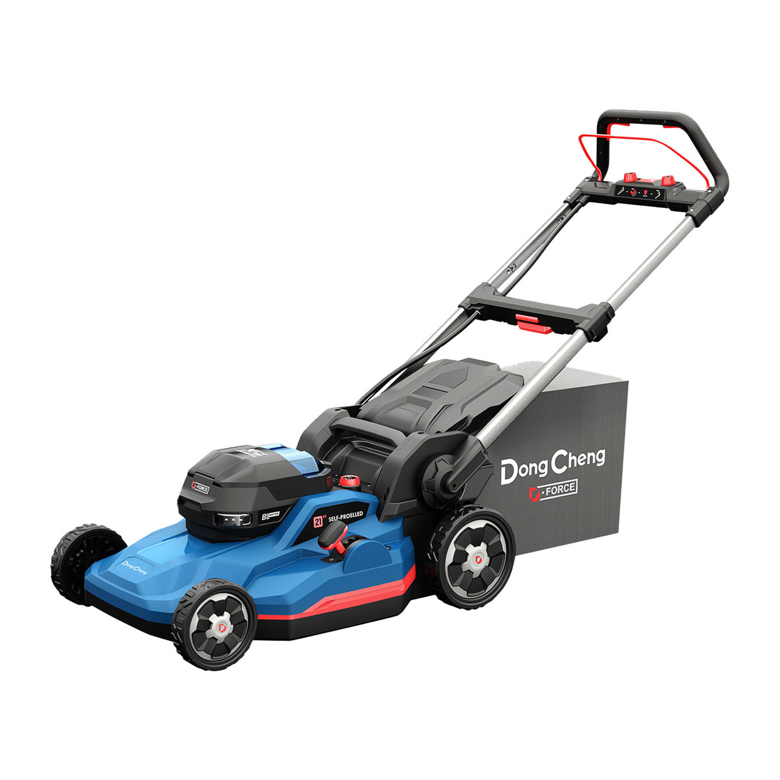 Cortacésped Inalámbrica Sin Carbones 20V+20V 6.0Ah x2 1600W DONGCHENG