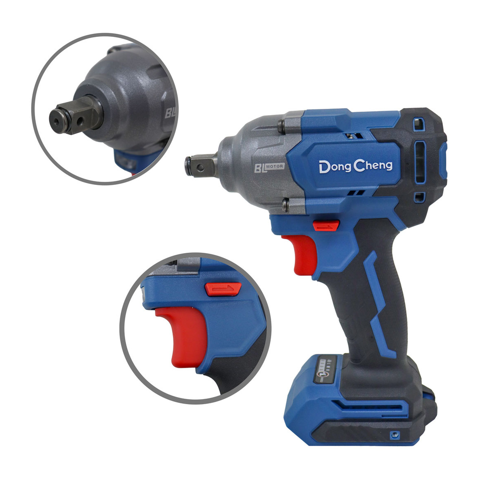 LLAVE D/IMPACTO INALAMBRICA SIN CARBONES 20 V MAX 2 1/2" 2400 RPM 3500 IPM 360 FT/LBS (SIN BATERIA) - Imagen 2