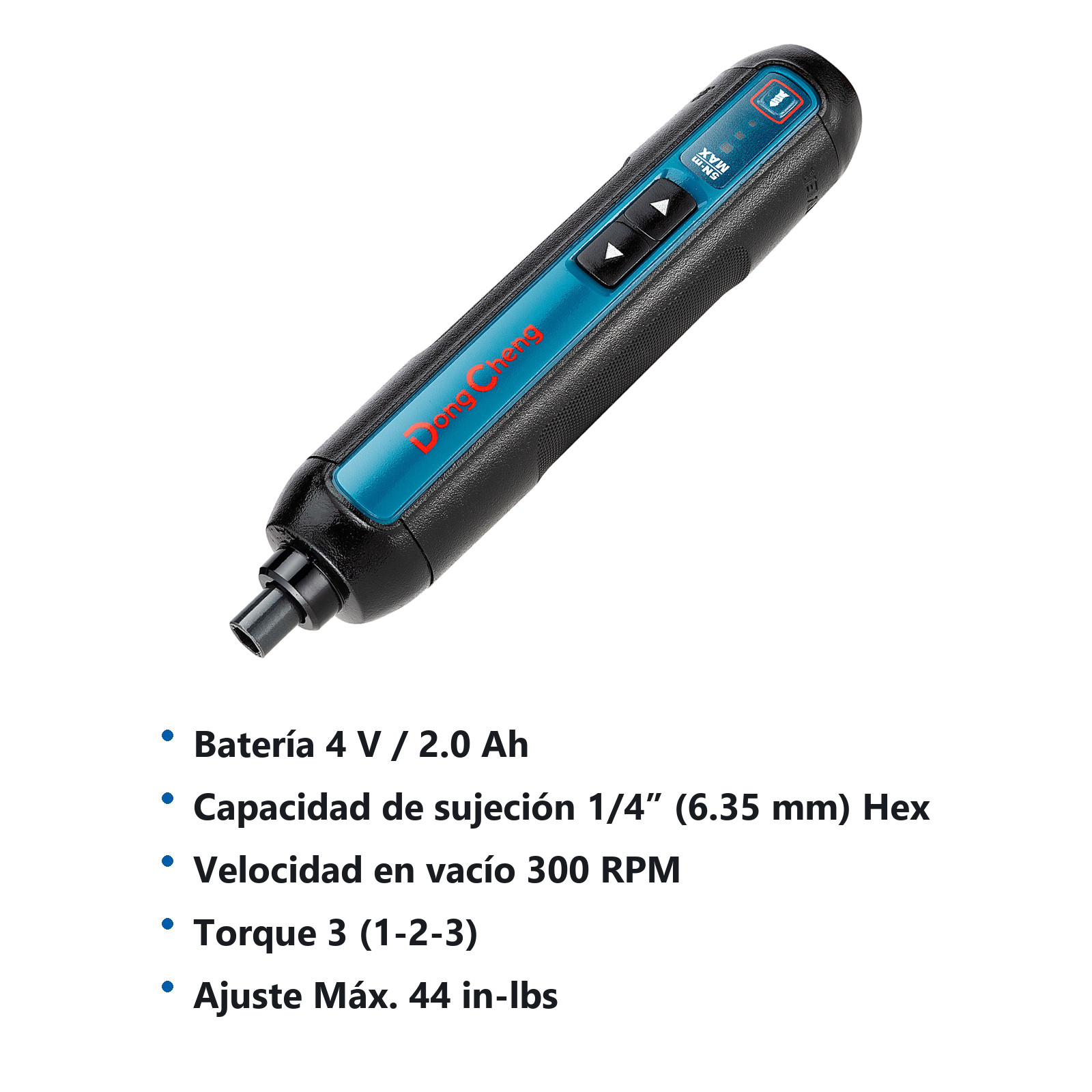 ATORNILLADOR INALAMBRICO 4 V/2.0Ah 1/4" HEX 300 RPM - Imagen 2