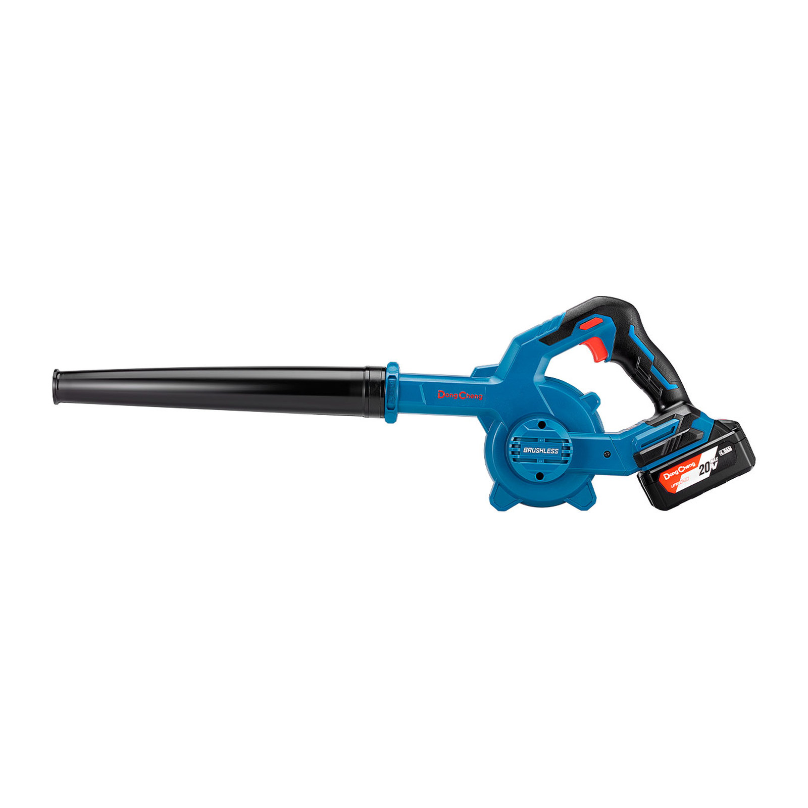 Sopladora / Aspiradora Inalámbrica Sin Carbones 4.0 Ah 18000 RPM DONGCHENG