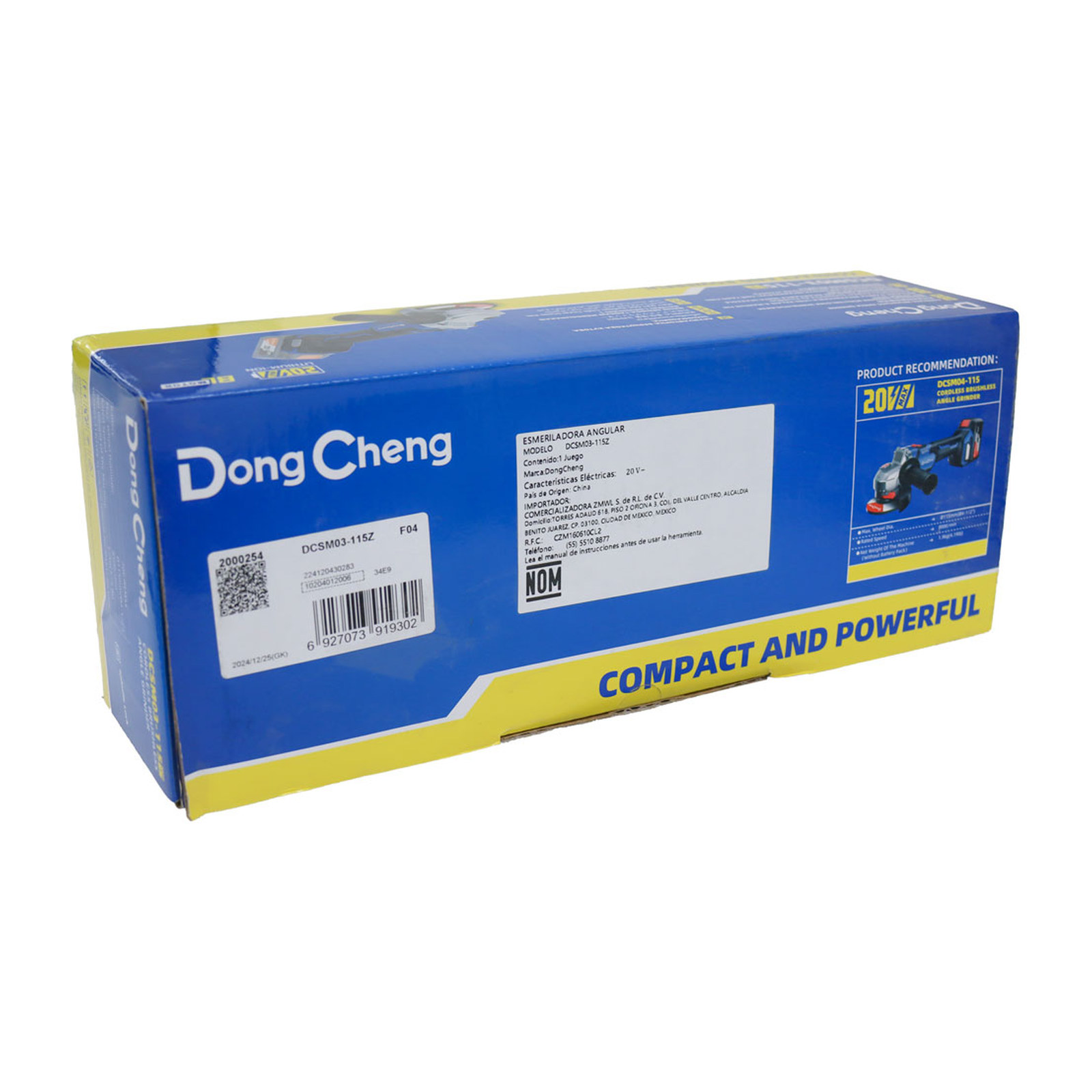 ESMERILADORA ANGULAR INALAMBRICA SIN CARBONES 20V MAX 4-1/2" x 5/8"-11 8500 RPM (SIN BATERIA) - Imagen 4
