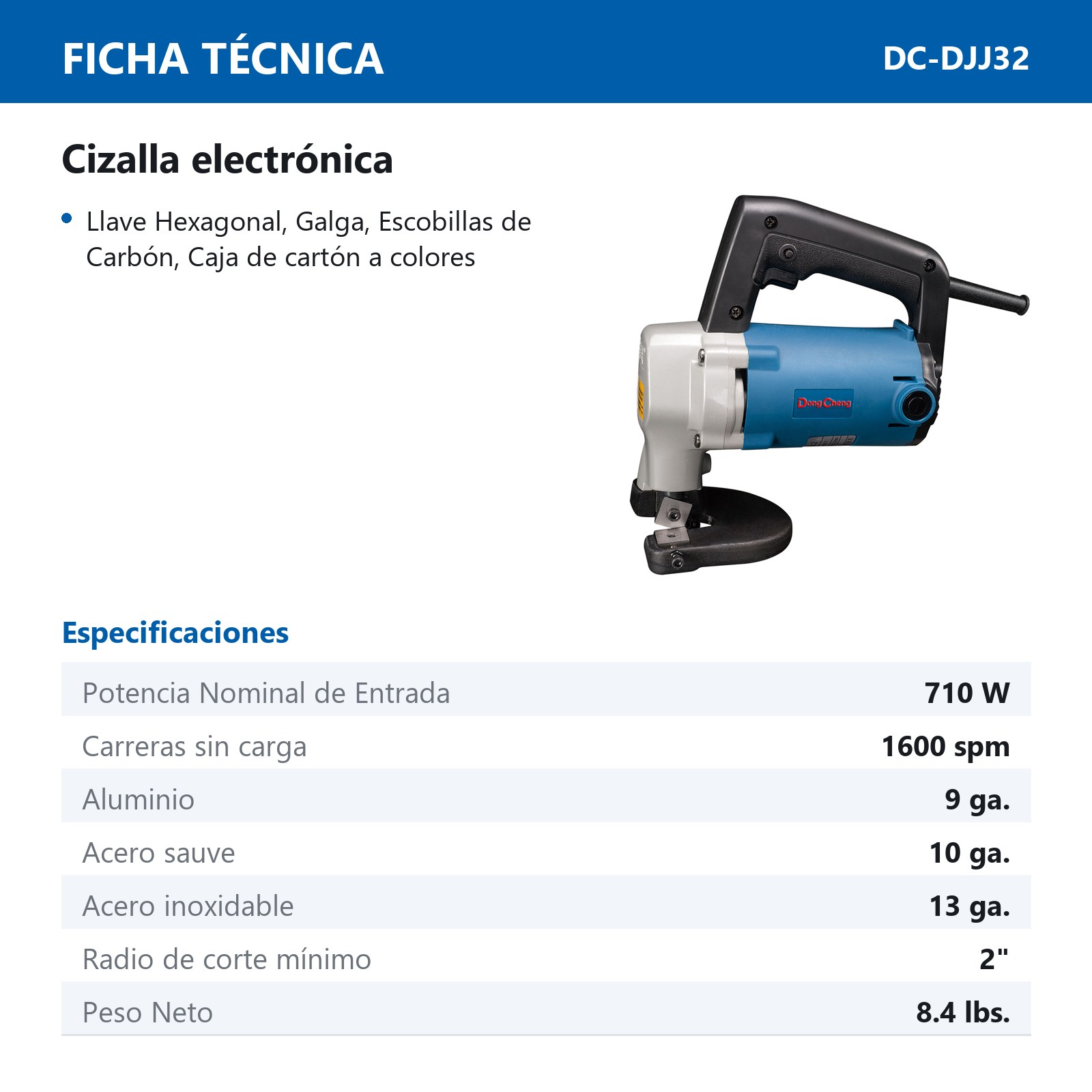 CIZALLA 710 W 1600 SPM - Imagen 2
