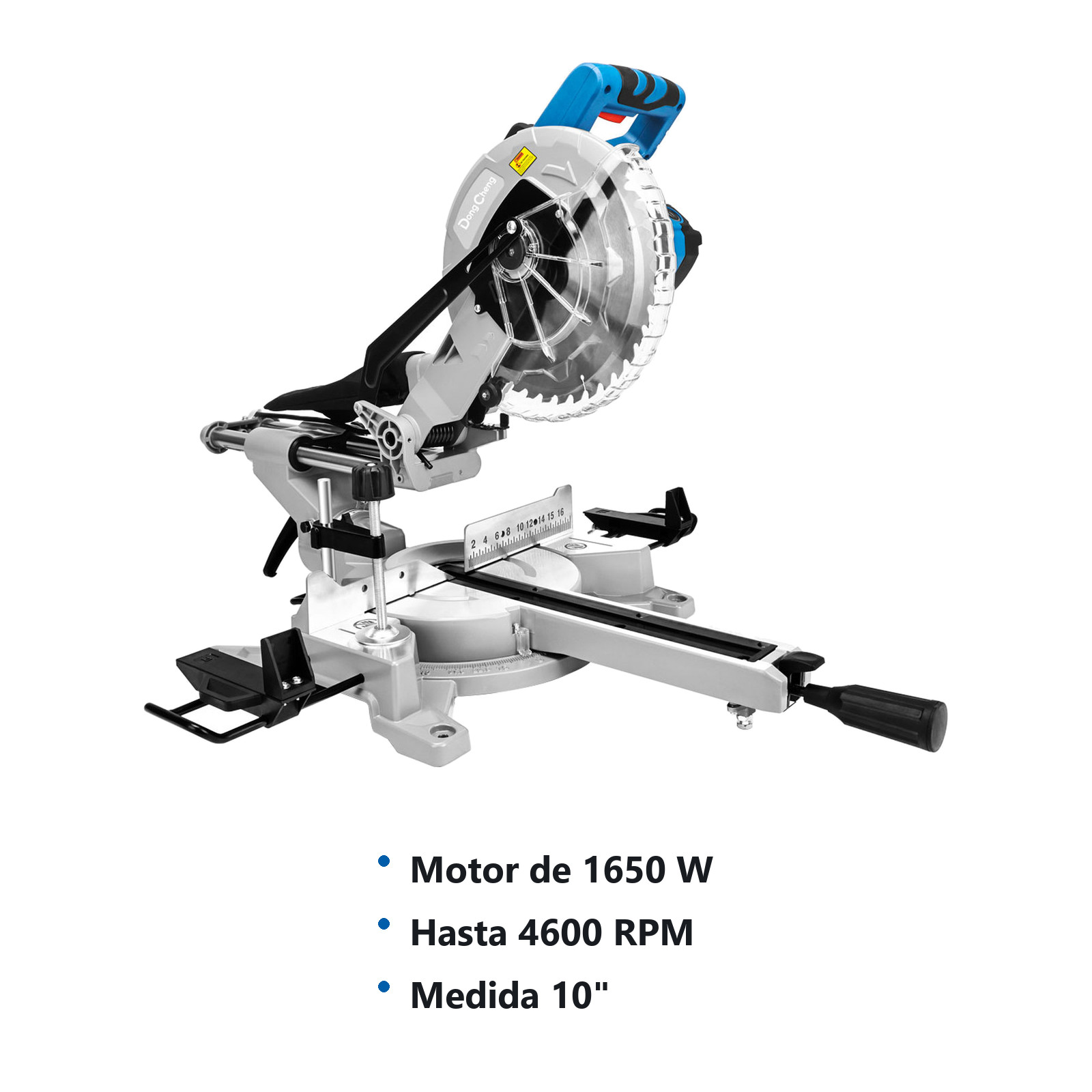 SIERRA DE INGLETE ELECTRICA 10" 1650W 4600 RPM - Imagen 2