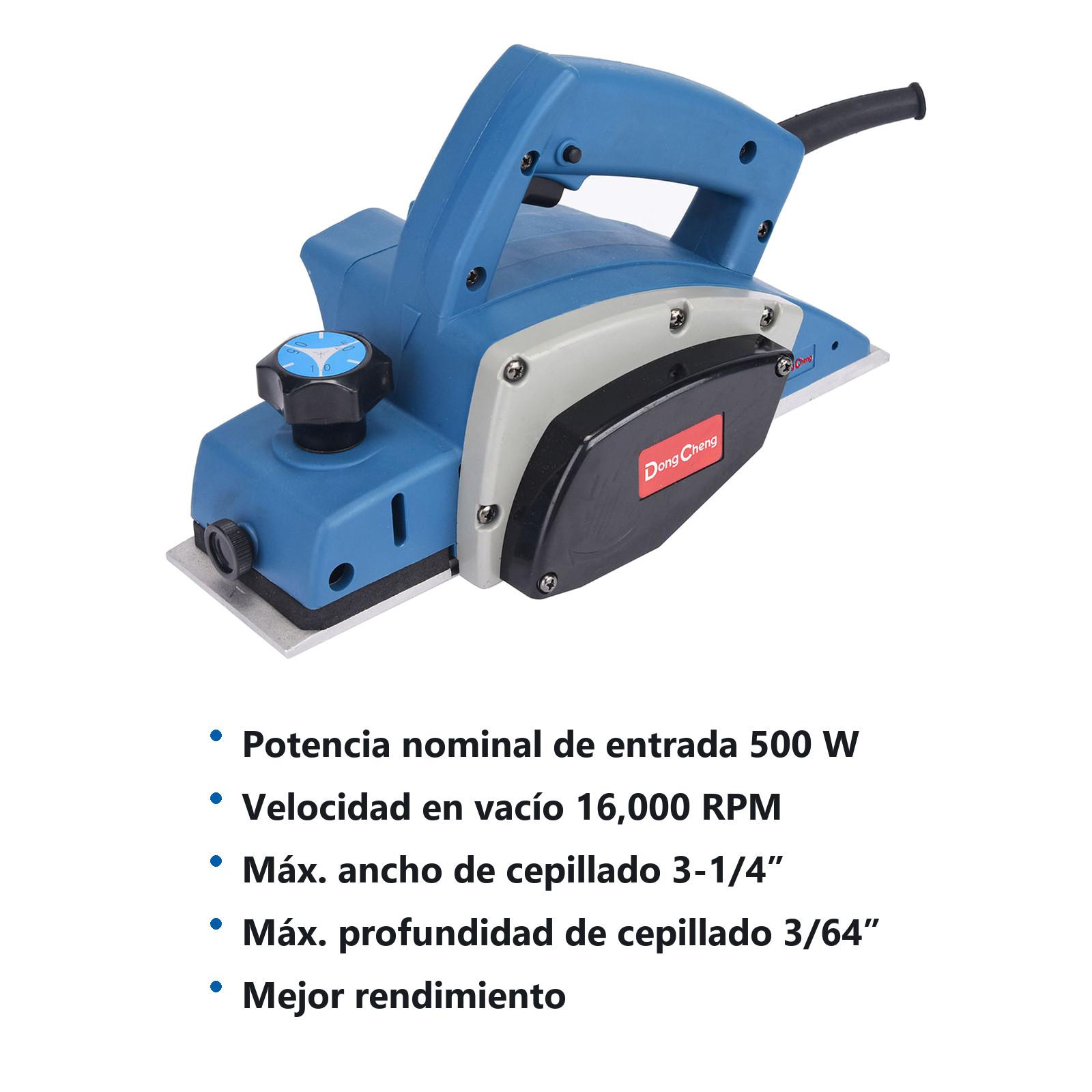 CEPILLO 500 W 3-1/4" 16000 RPM - Imagen 2