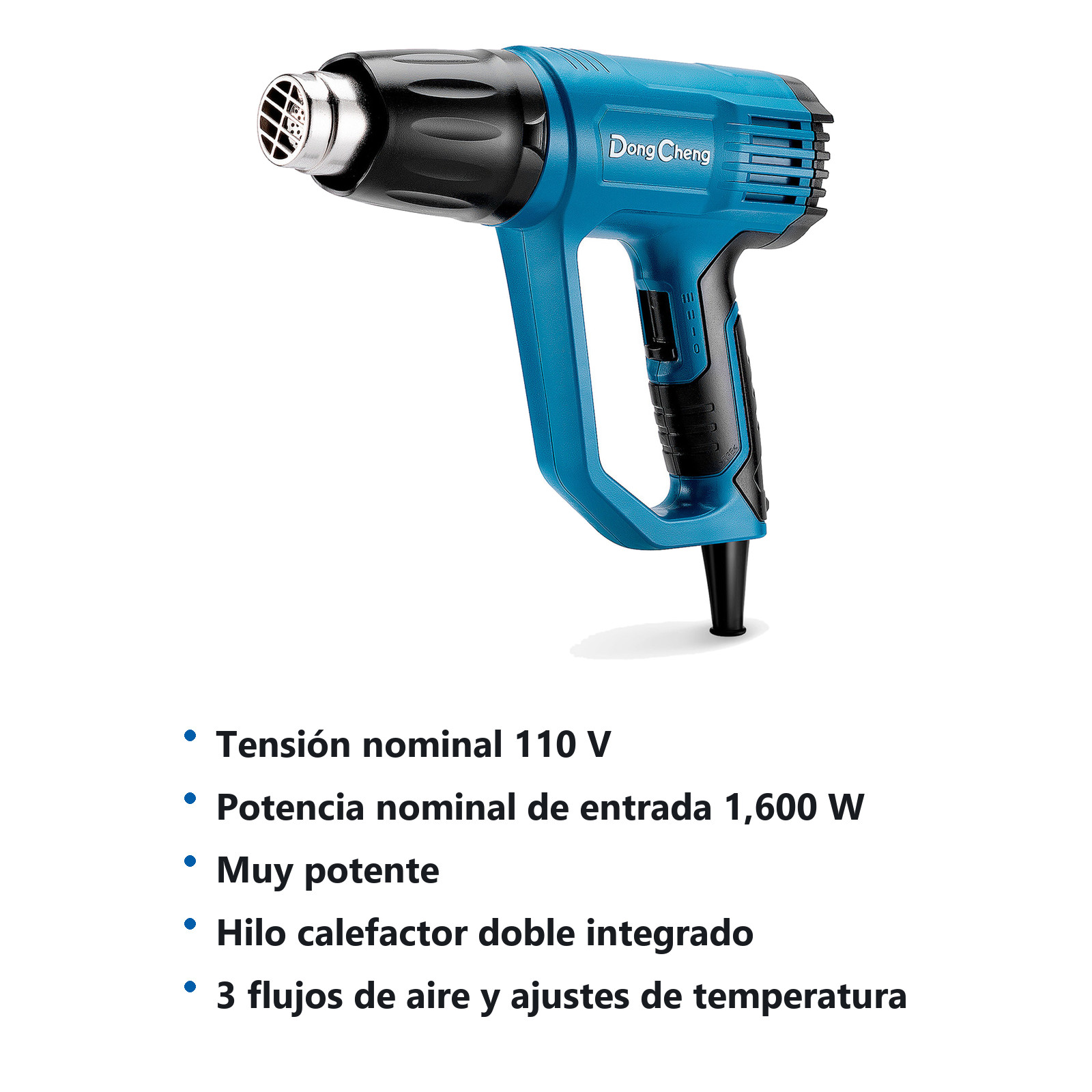 PISTOLA D/CALOR 1600 W 550°C 350 L/min - Imagen 2