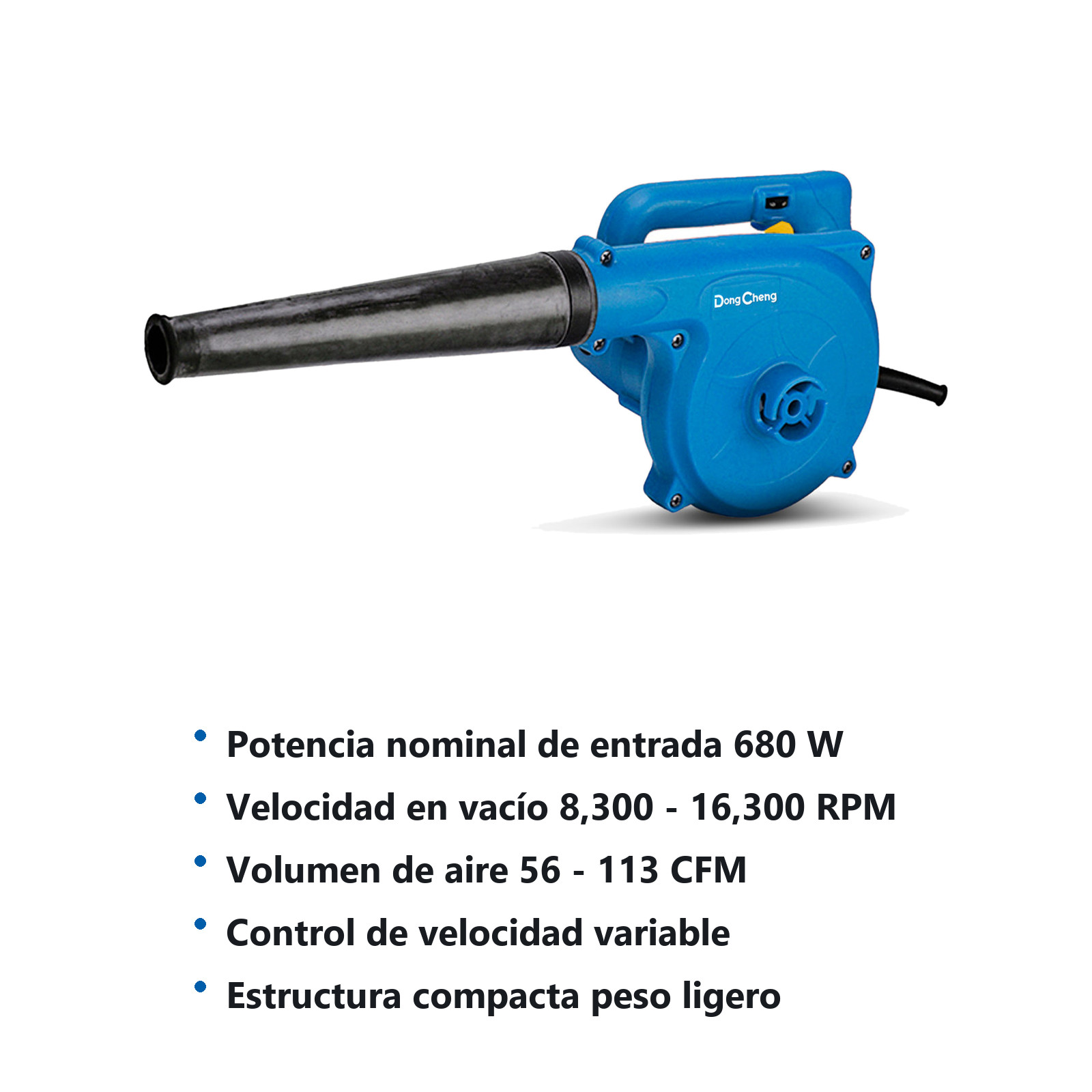 SOPLADORA/ASPIRADORA 680 W 16300 RPM - Imagen 2