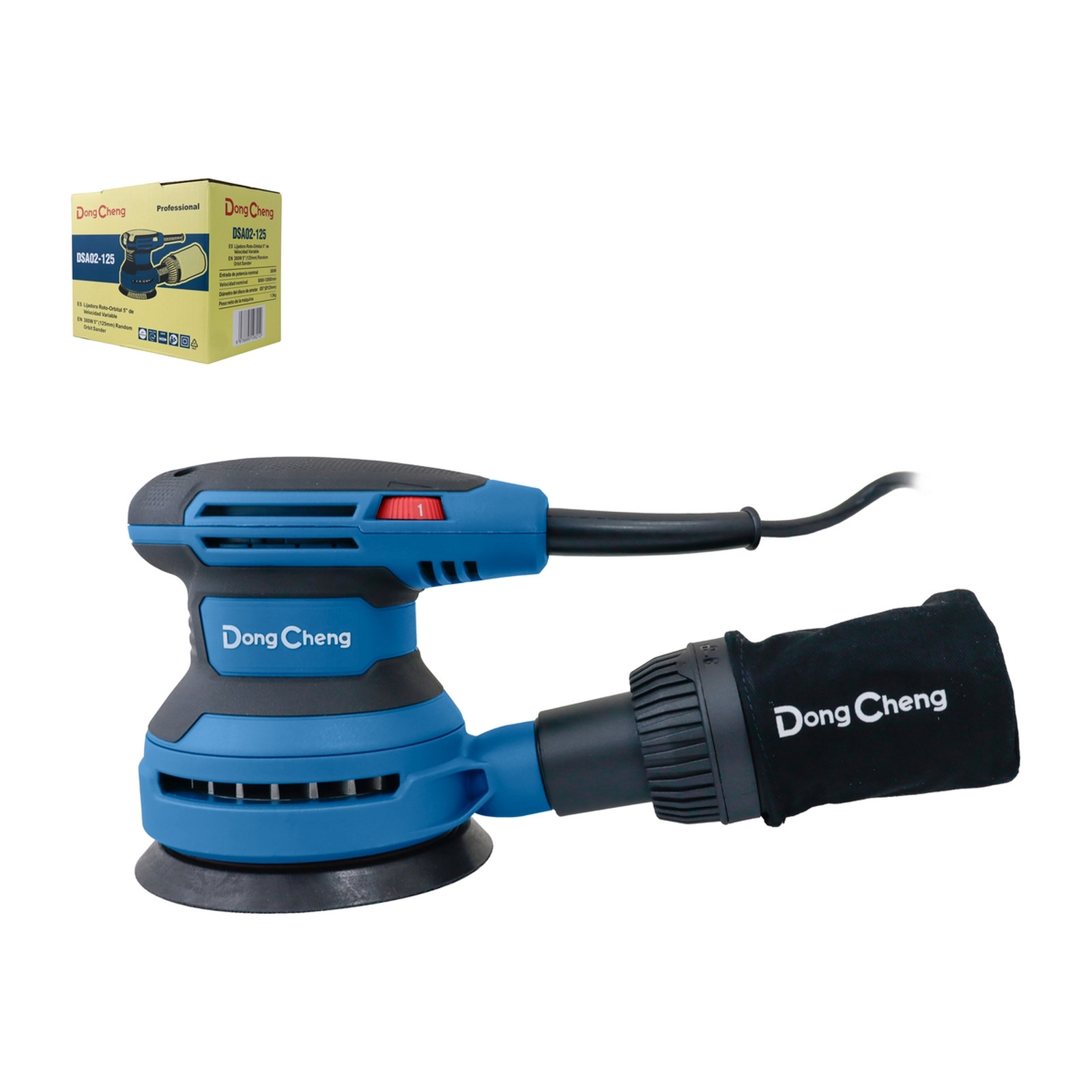 LIJADORA ROTO-ORBITAL VELOCIDAD VARIABLE 380 W 14000 OPM 5"