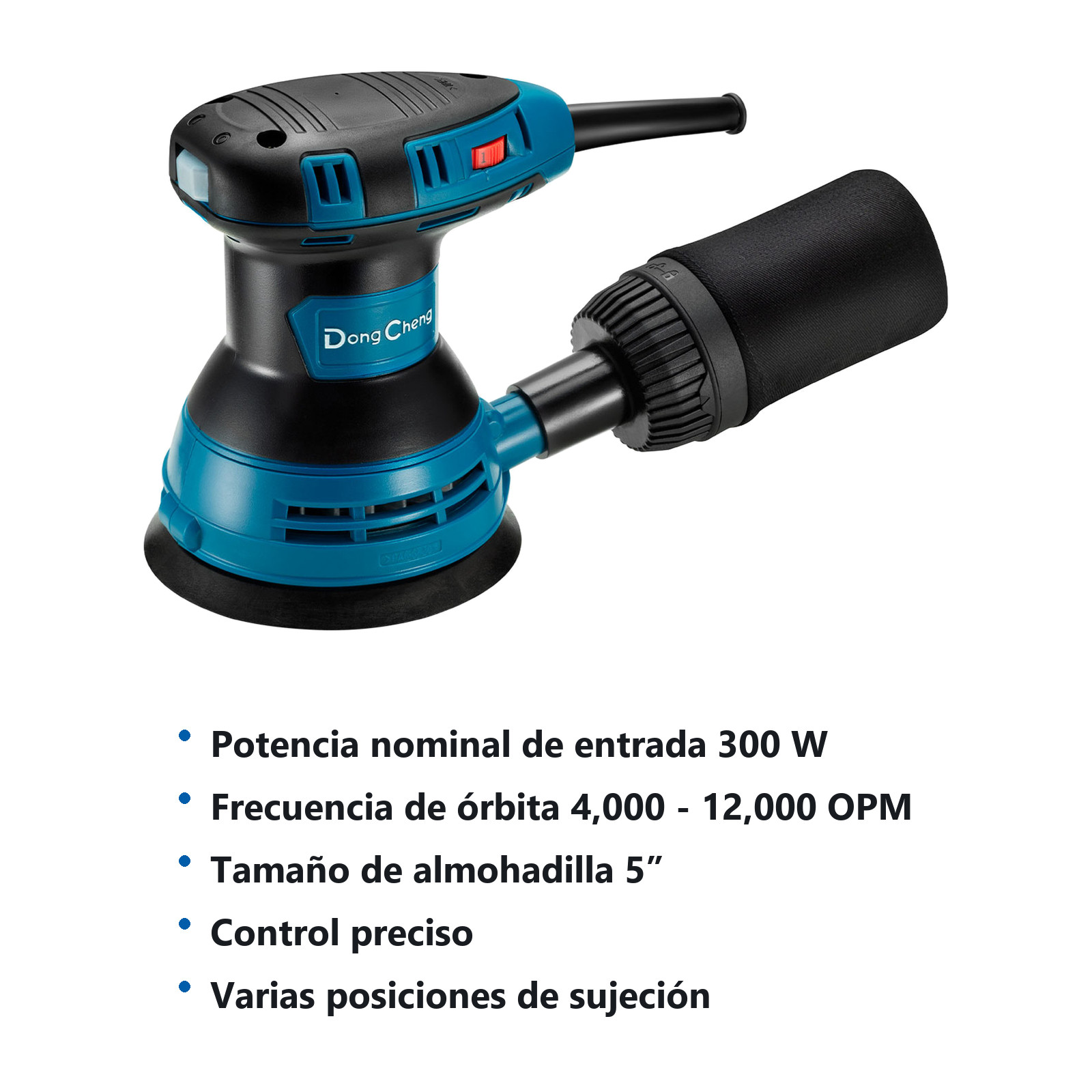 LIJADORA ROTO-ORBITAL VELOCIDAD VARIABLE 300 W 12000 OPM 5" - Imagen 2