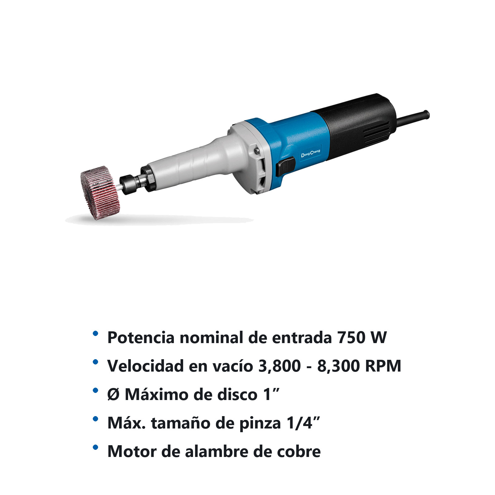 RECTIFICADORA 750 W 1" 8300 RPM - Imagen 2