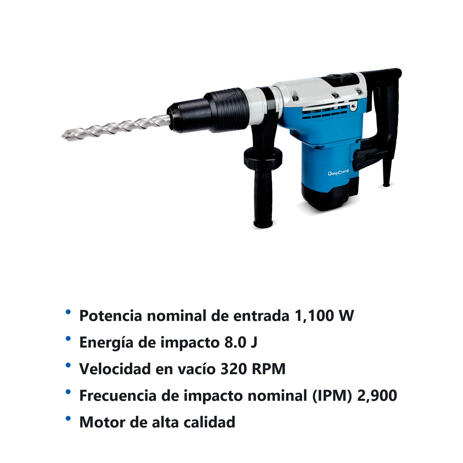 ROTOMARTILLO SDS MAX 1100 W 320 RPM 2900 IPM - Imagen 2
