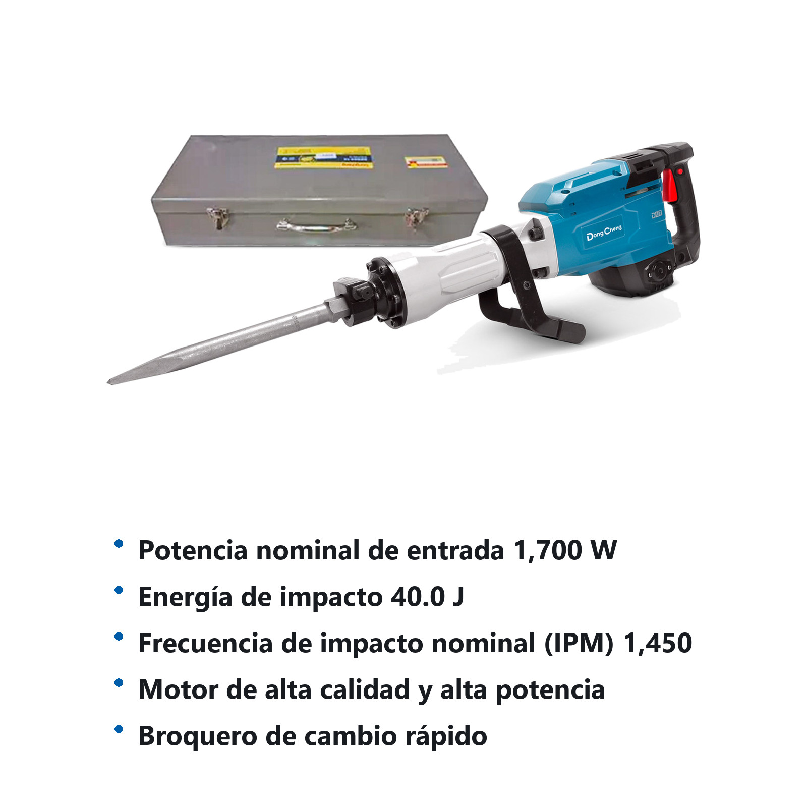 MARTILLO DEMOLEDOR 1700 W 1450 IPM - Imagen 2