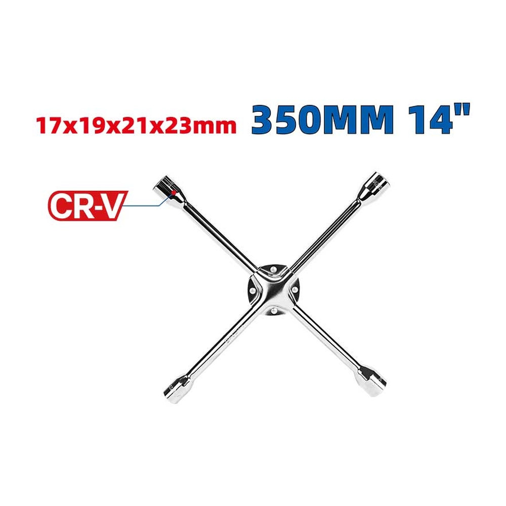 LLAVE DE CRUZ PARA NEUMATICOS 14"