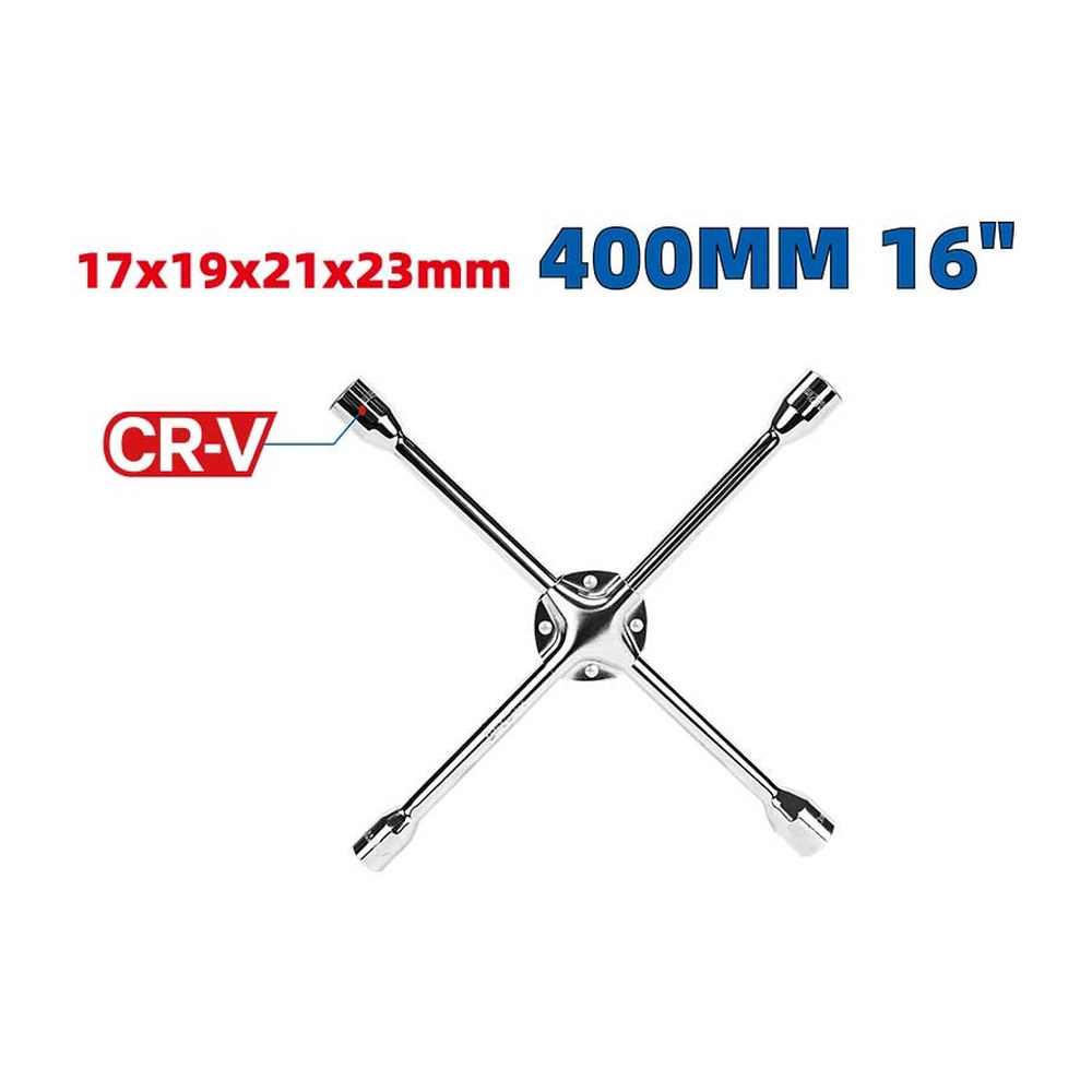 LLAVE DE CRUZ PARA NEUMATICOS 16"