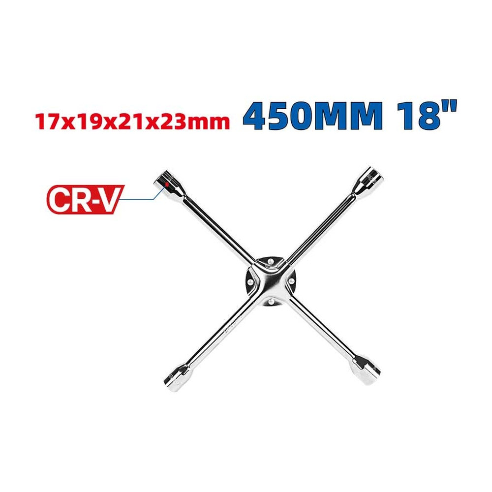 LLAVE DE CRUZ PARA NEUMATICOS 18"