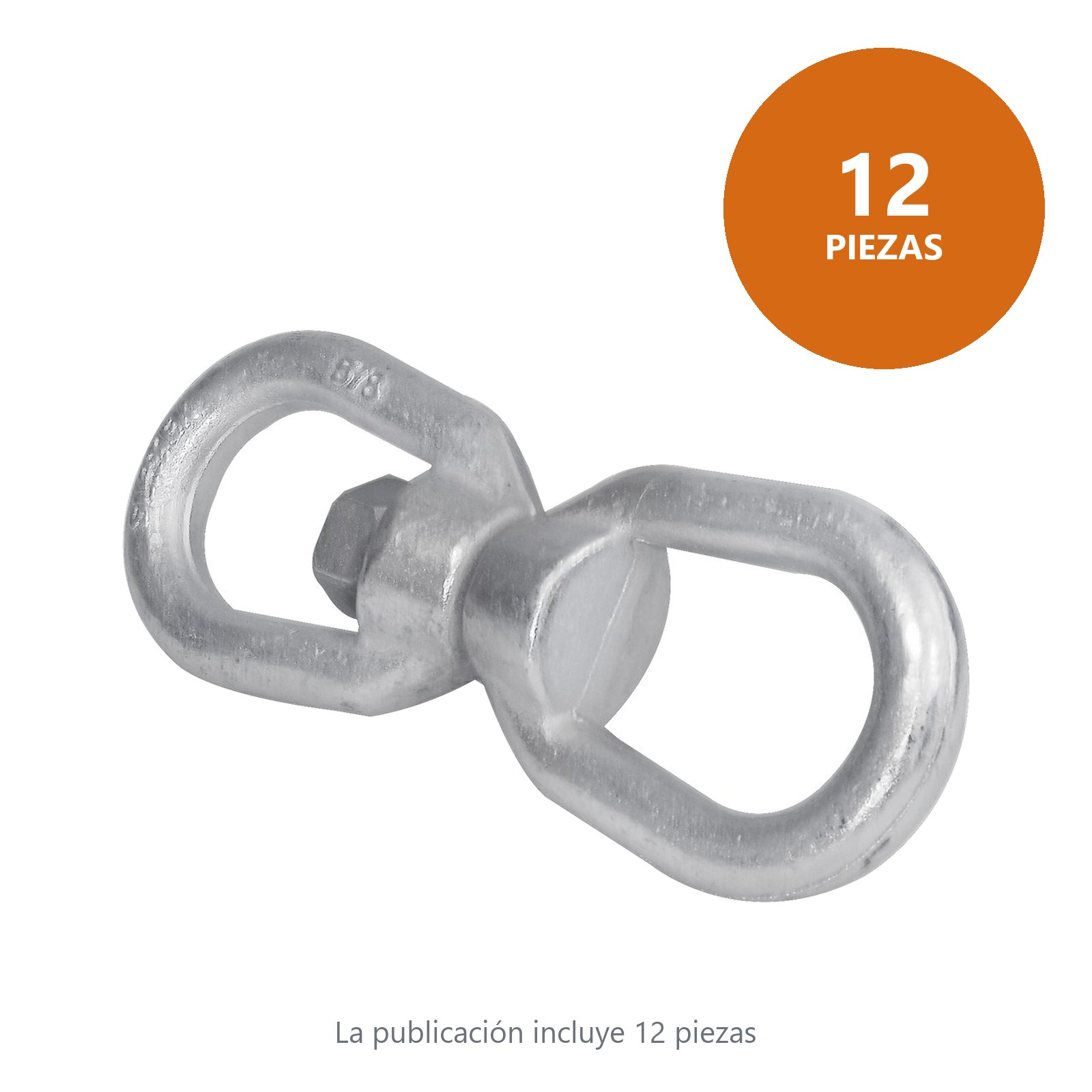 Destorcedor de zinc para cable 1/8" Surtek - Imagen 3