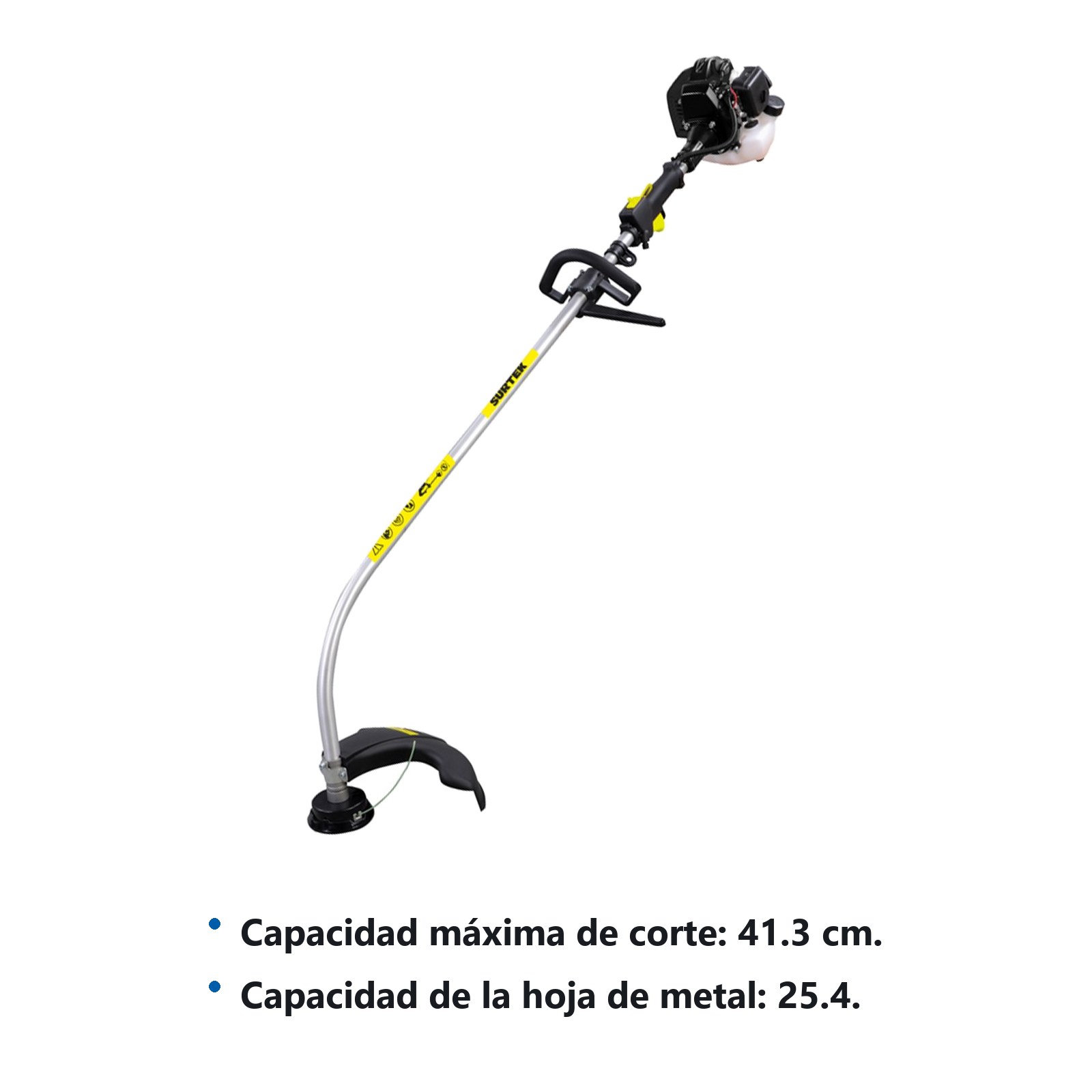 Desbrozadora a gasolina curva 16.3" 26 cc Surtek - Imagen 2