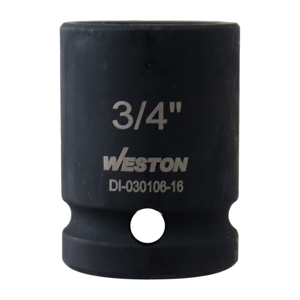 DADO DE IMPACTO CORTO CUADRO 1/2" 6 PUNTAS 3/4"