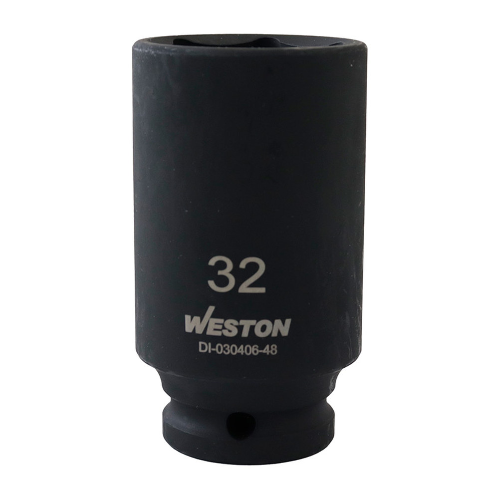 DADO DE IMPACTO LARGO CUADRO 1/2" 6 PUNTAS 32MM